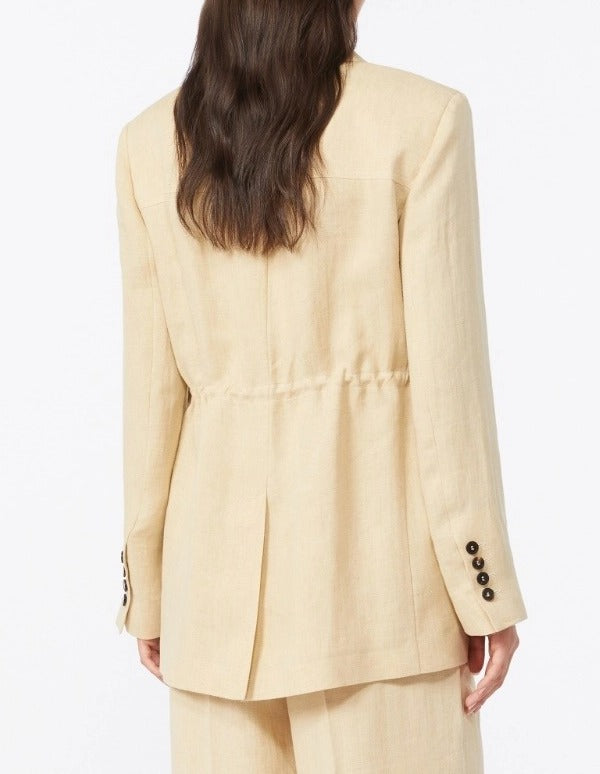 MAX MARA Giacca Donna Adesso Lino Délavé-Coloniale