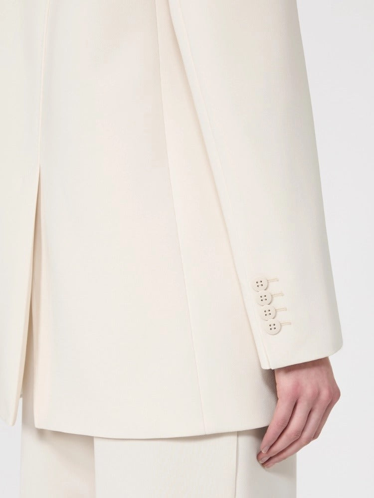 MAX MARA Blazer Bosco Monopetto Cady-Beige