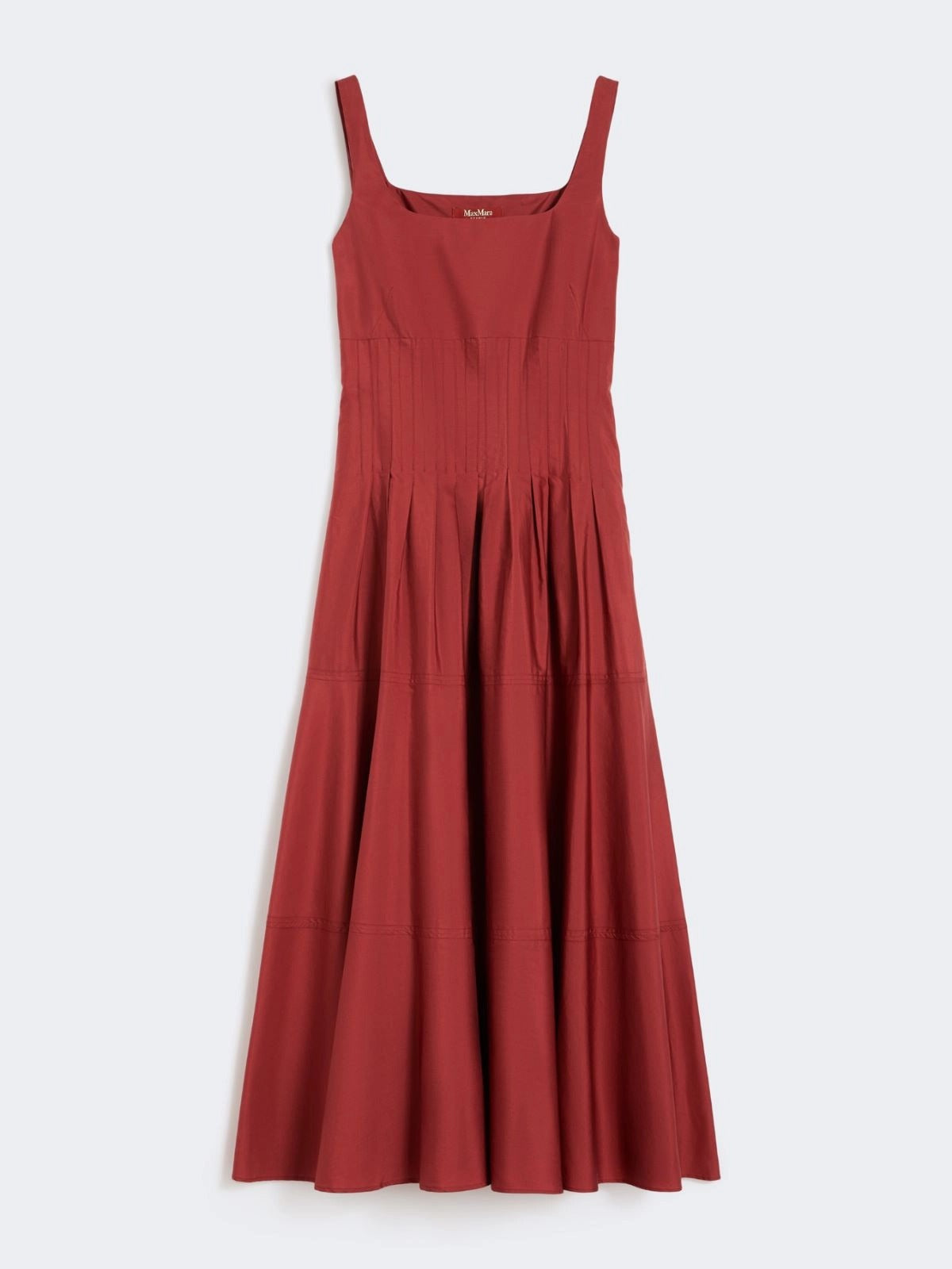 MAX MARA Abito Lungo Feltre-Mattone Rosso