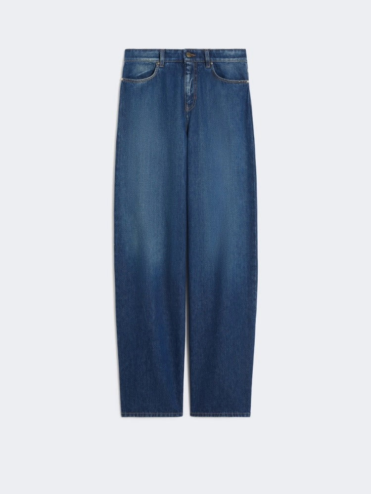 MAX MARA Jeans Palude Baggy DENIM-Blu