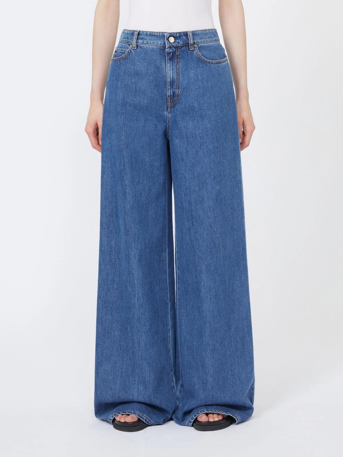 MAX MARA Jeans Sarong-Blu