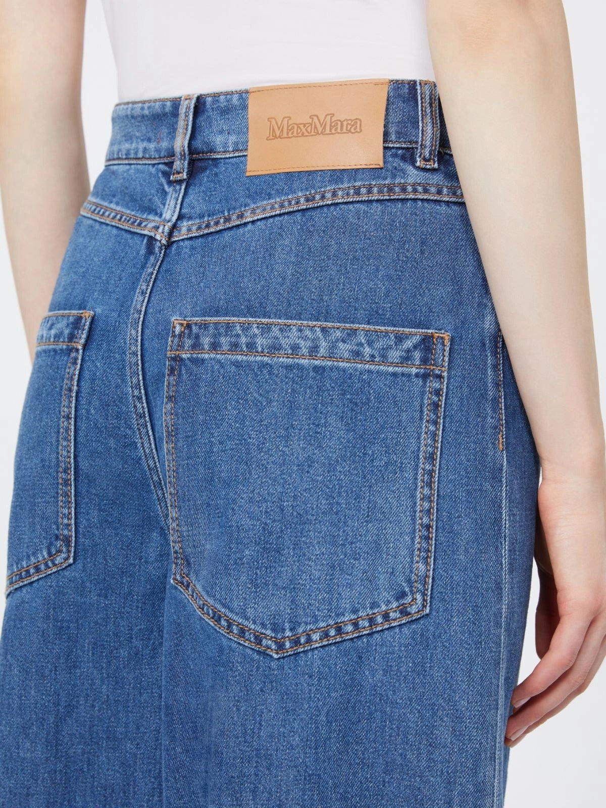 MAX MARA Jeans Sarong-Blu