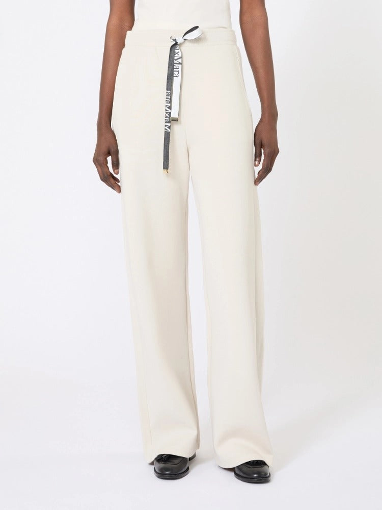 MAX MARA Pantalone Bali Jersey-Ecru