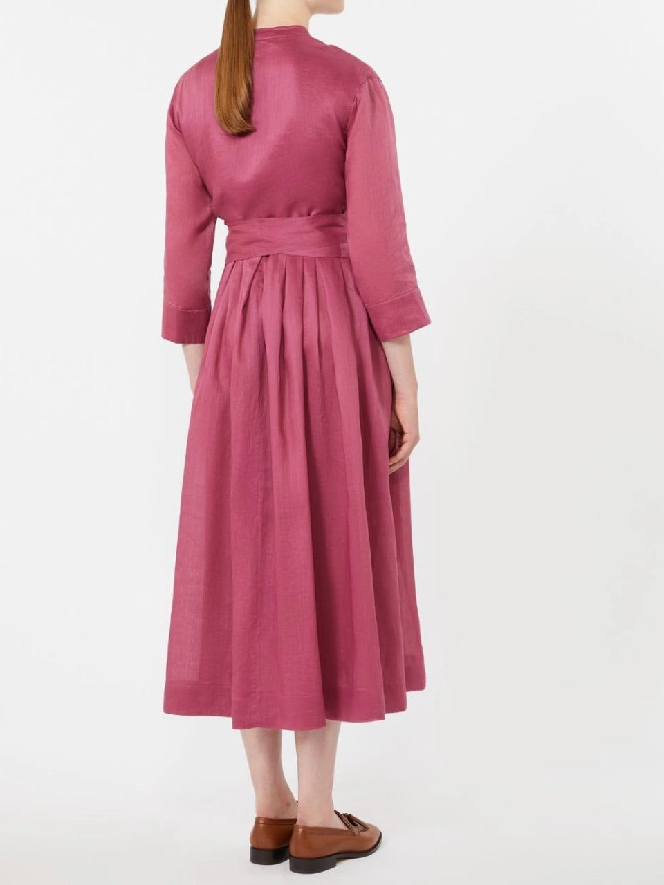 MAX MARA Abito Lungo Camilla-Ciclamino