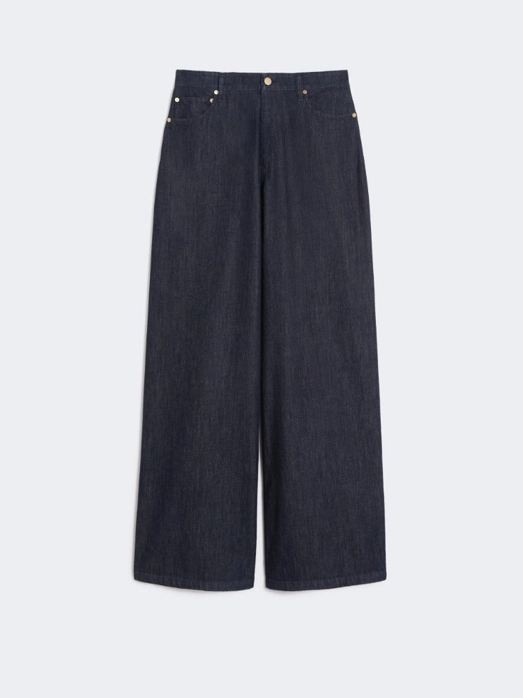 MAX MARA Pantalone Jeans Lavinia Denim-Blu Marino