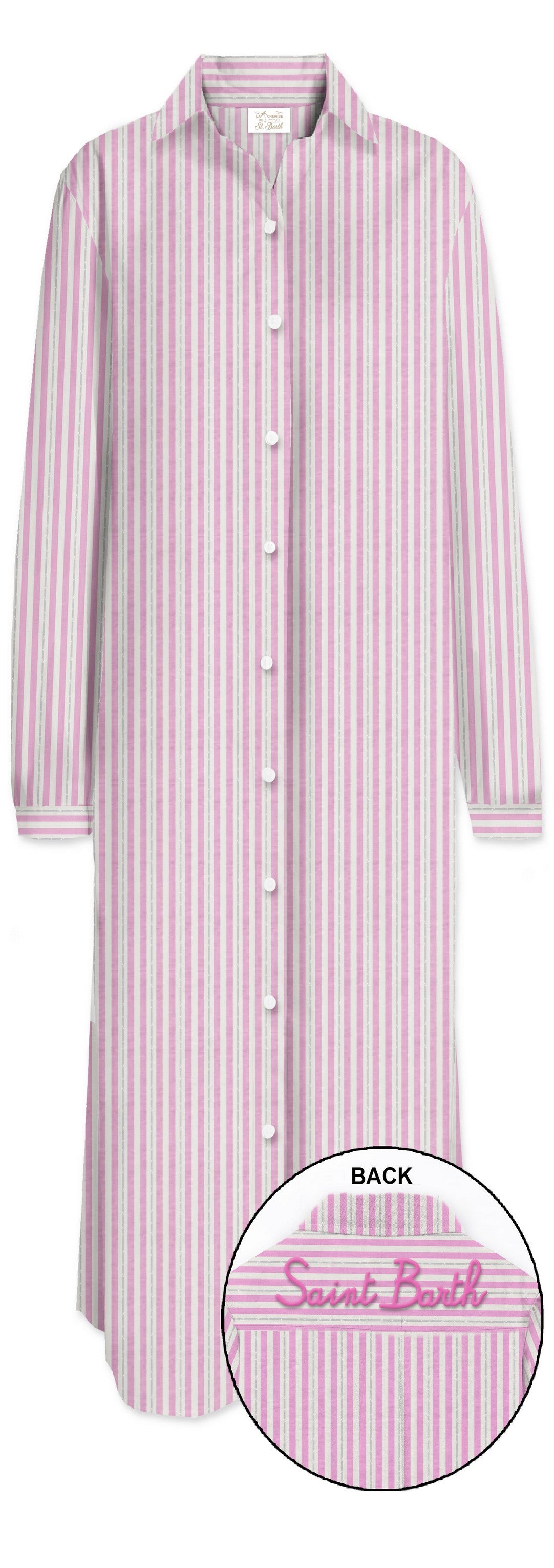 MC2 SAINT BARTH Abito Donna Chemisier ADELINE-Rosa