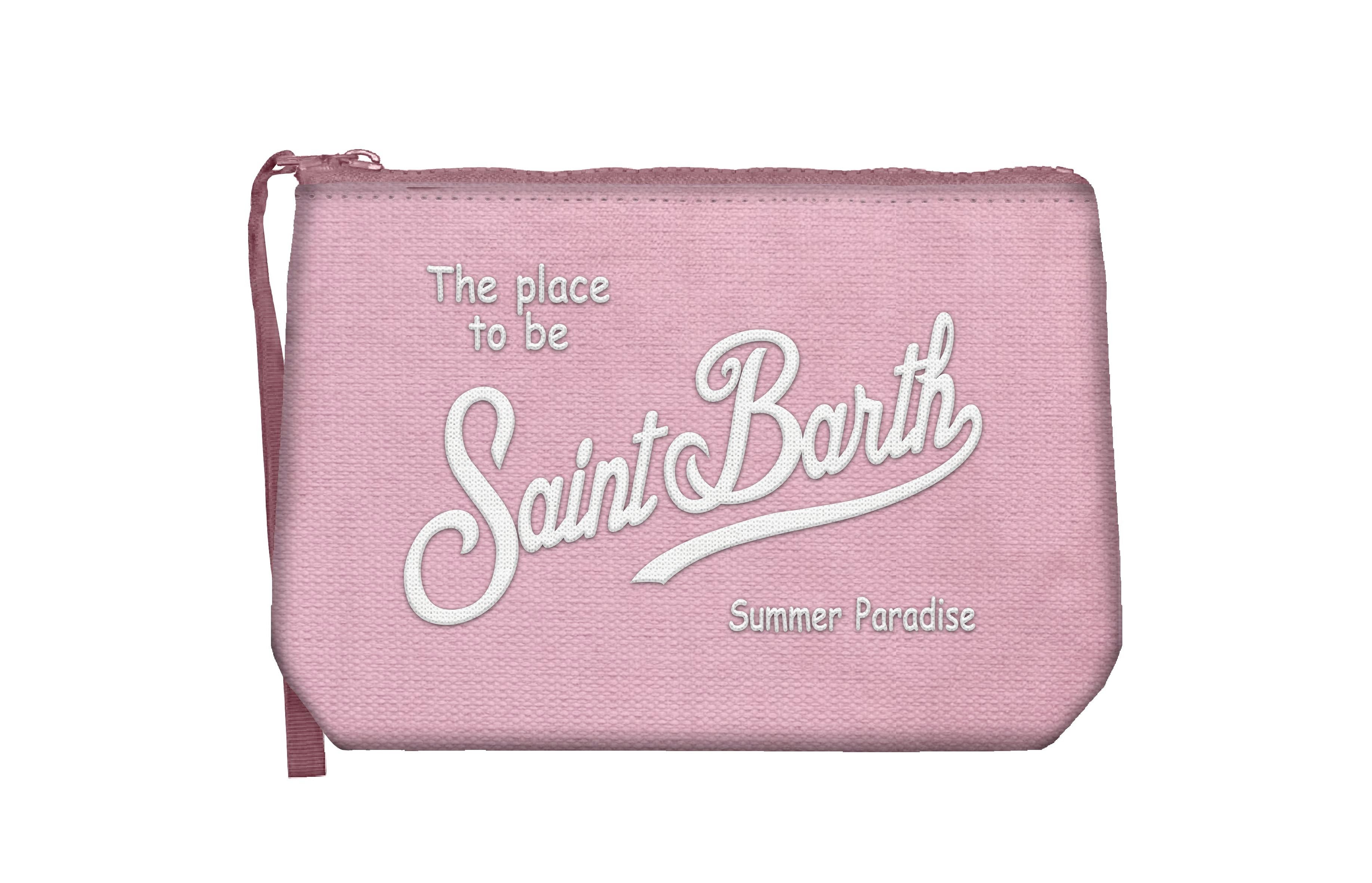 MC2 SAINT BARTH Pochette ALINE CANVAS-Rosa