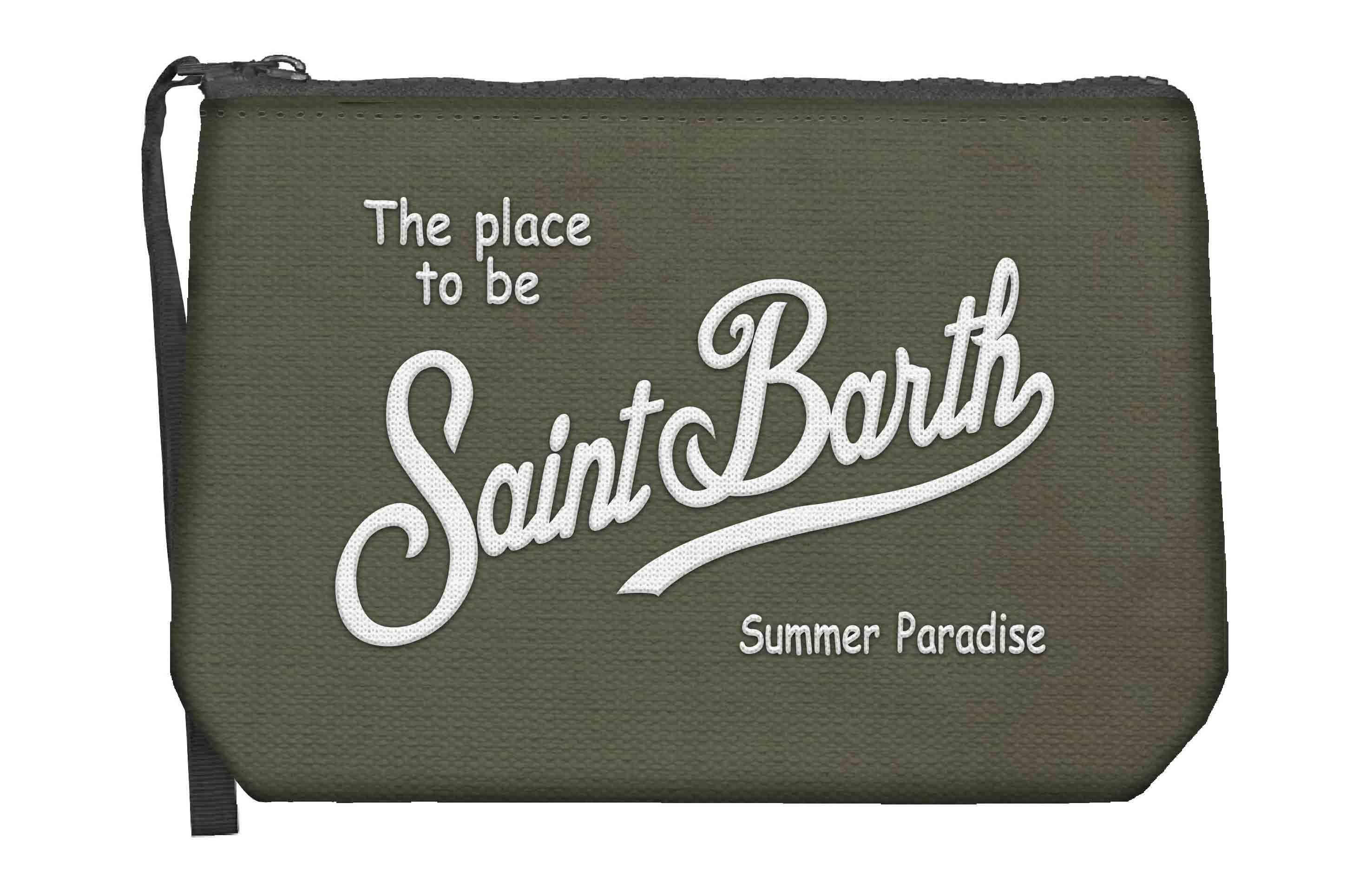 MC2 SAINT BARTH Pochette ALINE CANVAS-Militare
