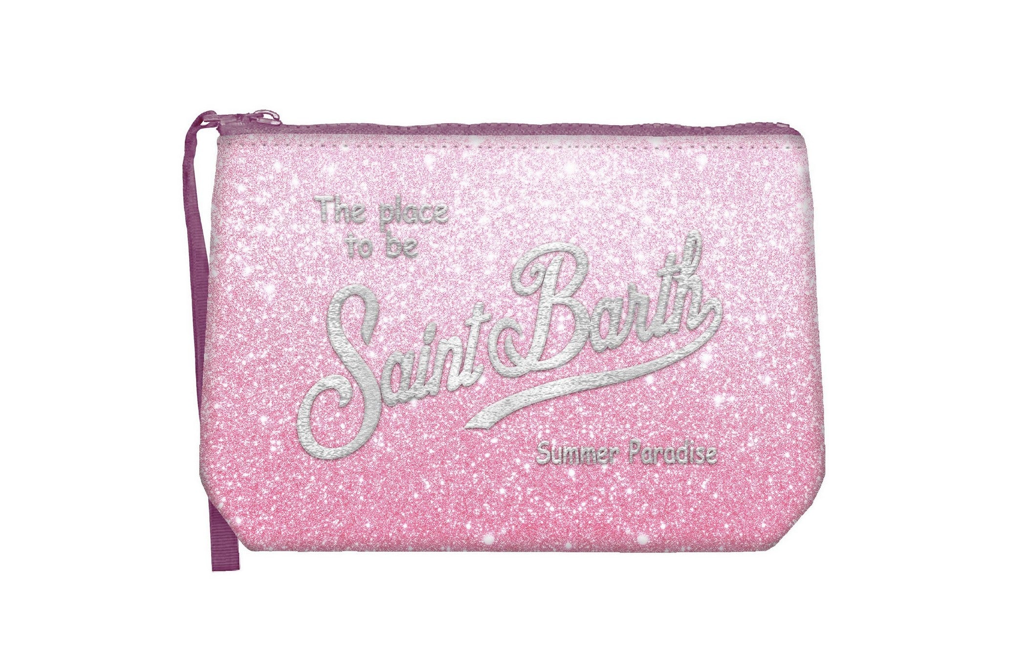 MC2 SAINT BARTH Pochette ALINE LUREX-Rosa