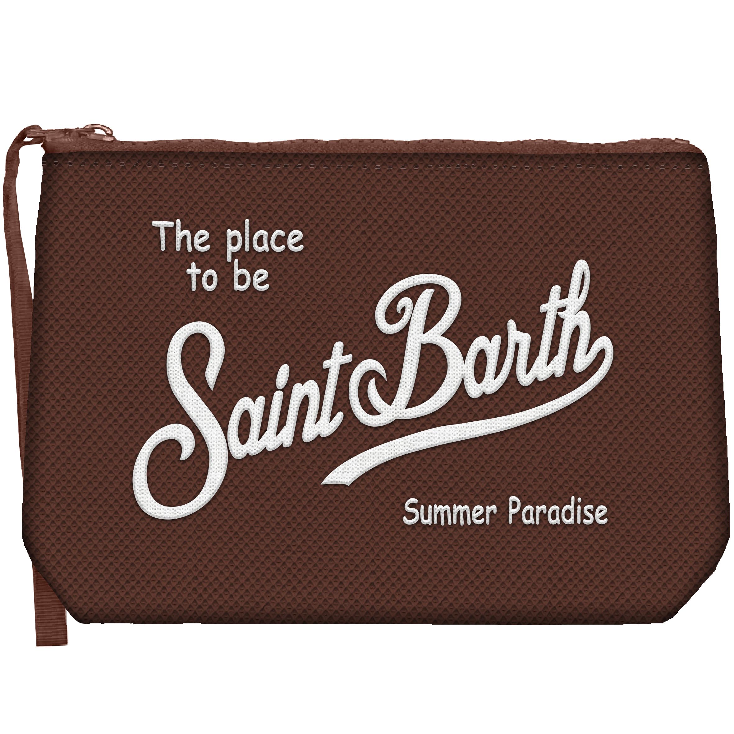 MC2 SAINT BARTH Pochette ALINE PIQUET-Marrone