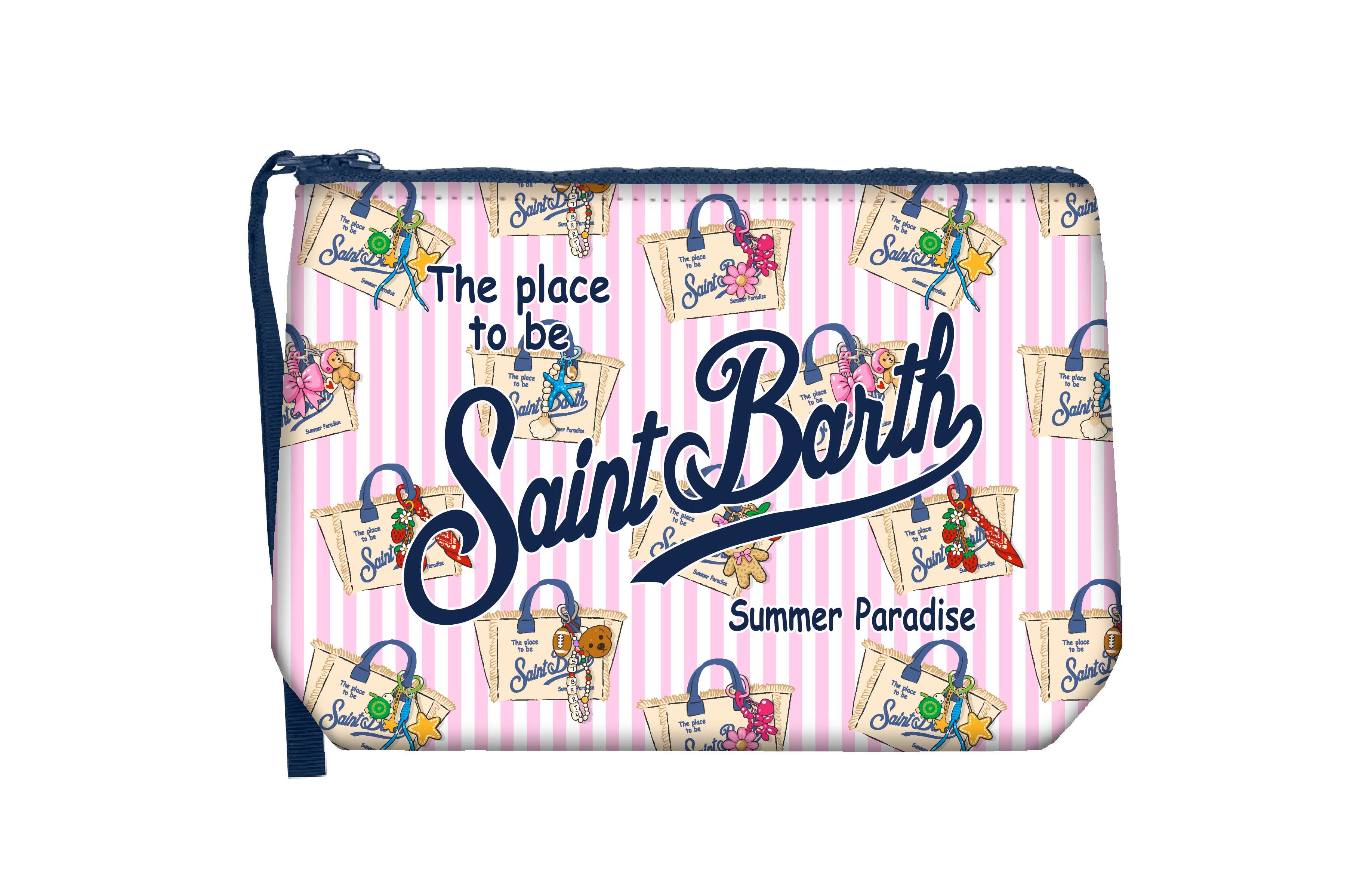 MC2 SAINT BARTH Pochette ALINE-Colette Charms Rosa