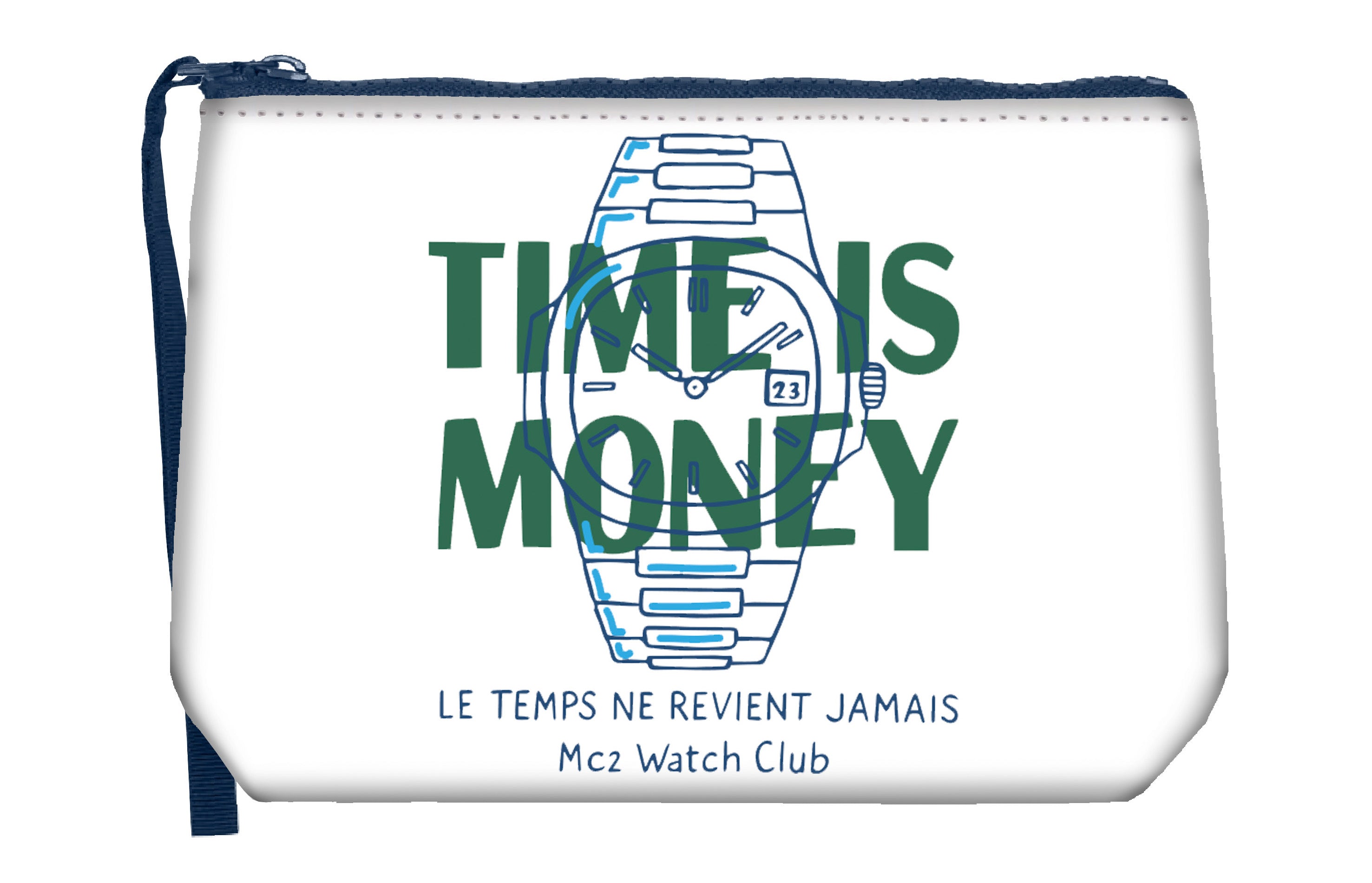 MC2 SAINT BARTH Pochette ALINE-Rich Time Bianco