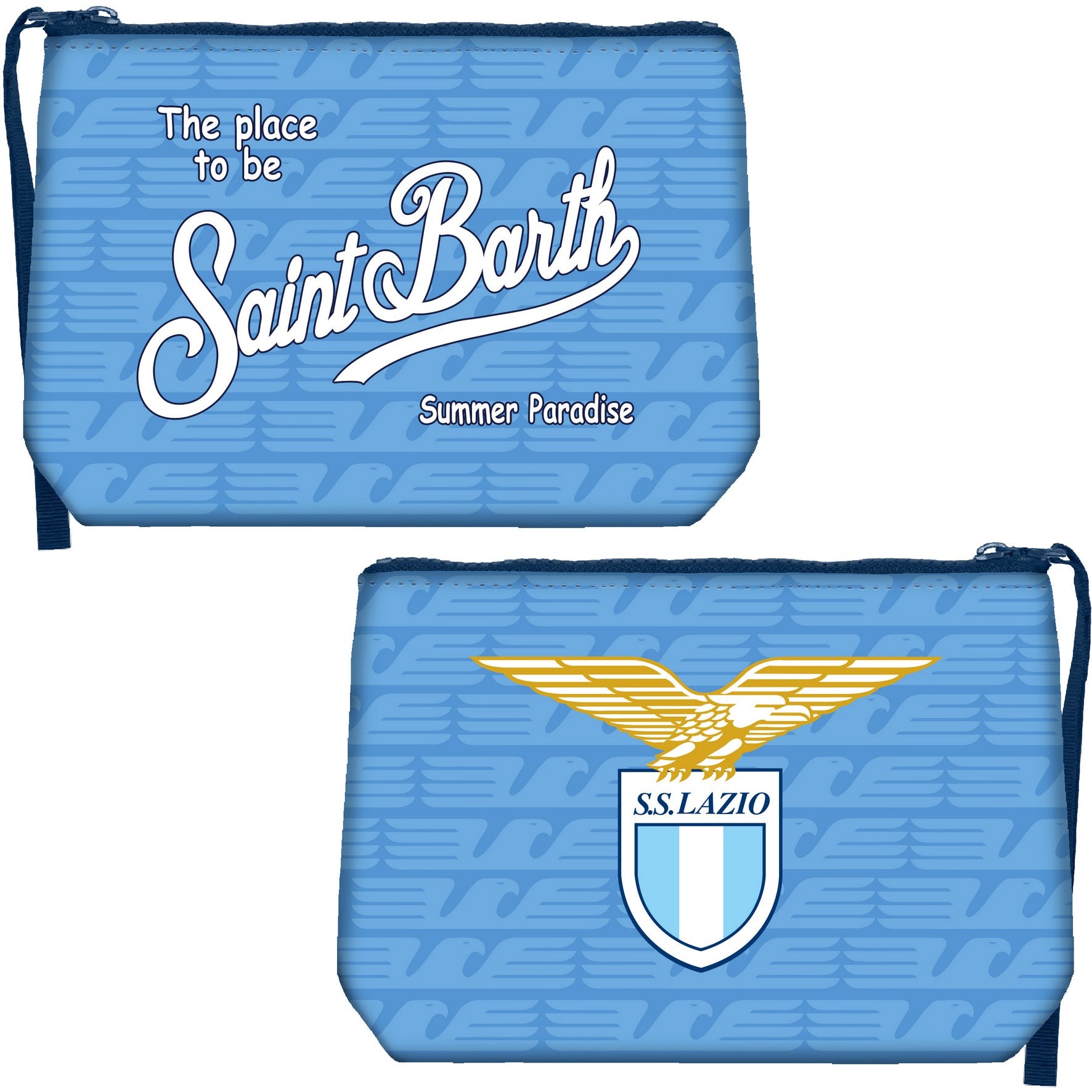 MC2 SAINT BARTH Pochette ALINE-Lazio Aquila Azzuro