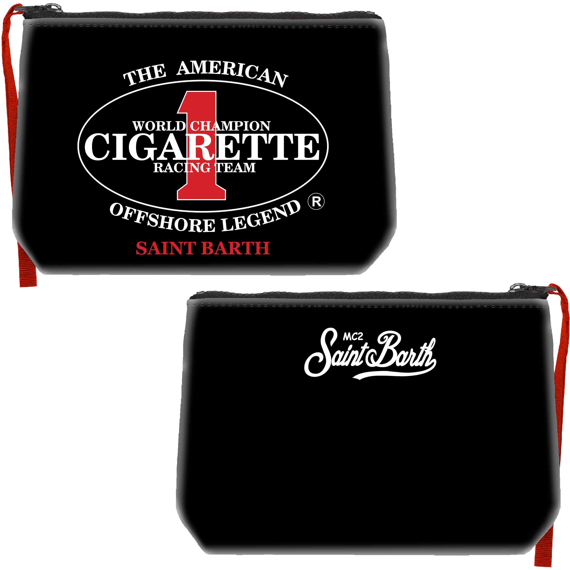 MC2 SAINT BARTH Pochette ALINE-Cigarette Racing Nero
