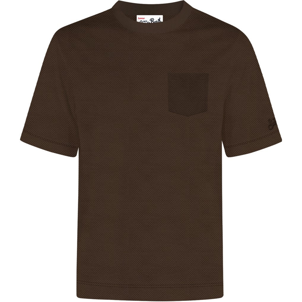 MC2 SAINT BARTH T-Shirt Uomo BAKEWELL-Dark Brown