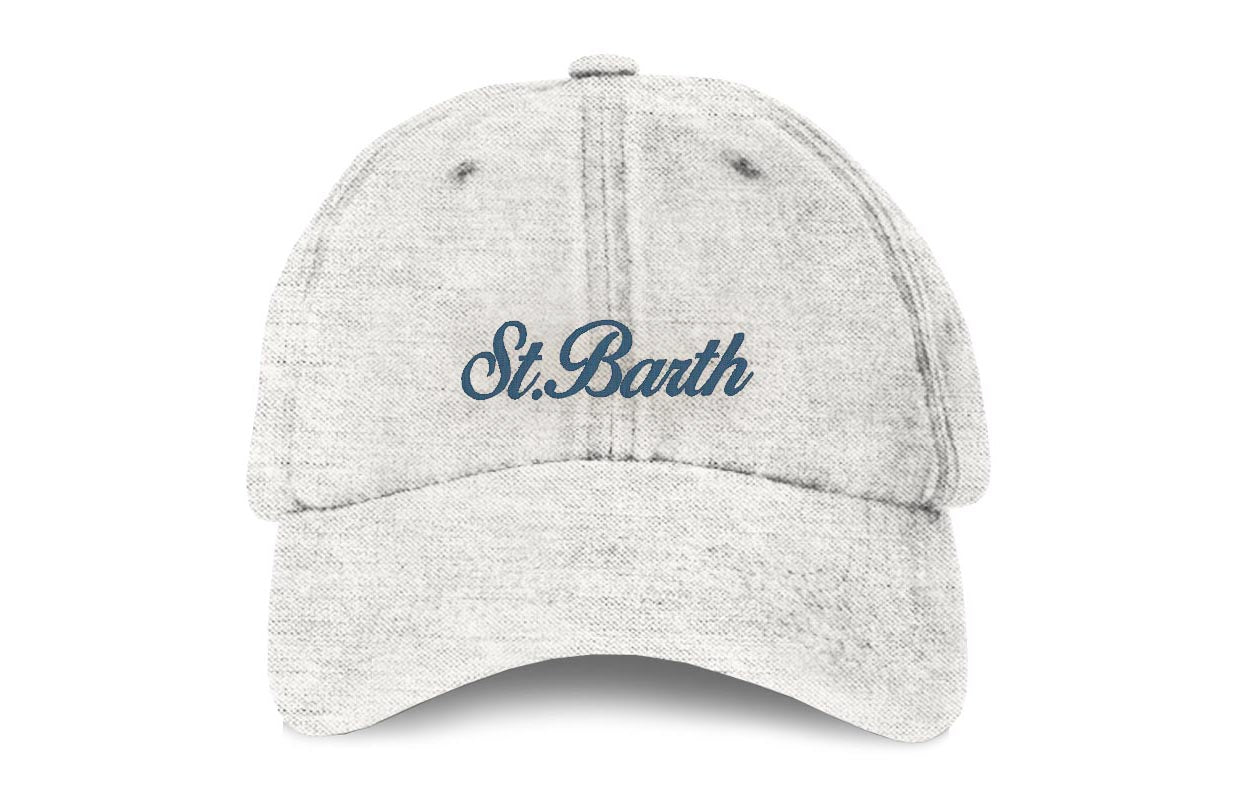 MC2 SAINT BARTH Cappello Uomo Baseball N Linen-Cream