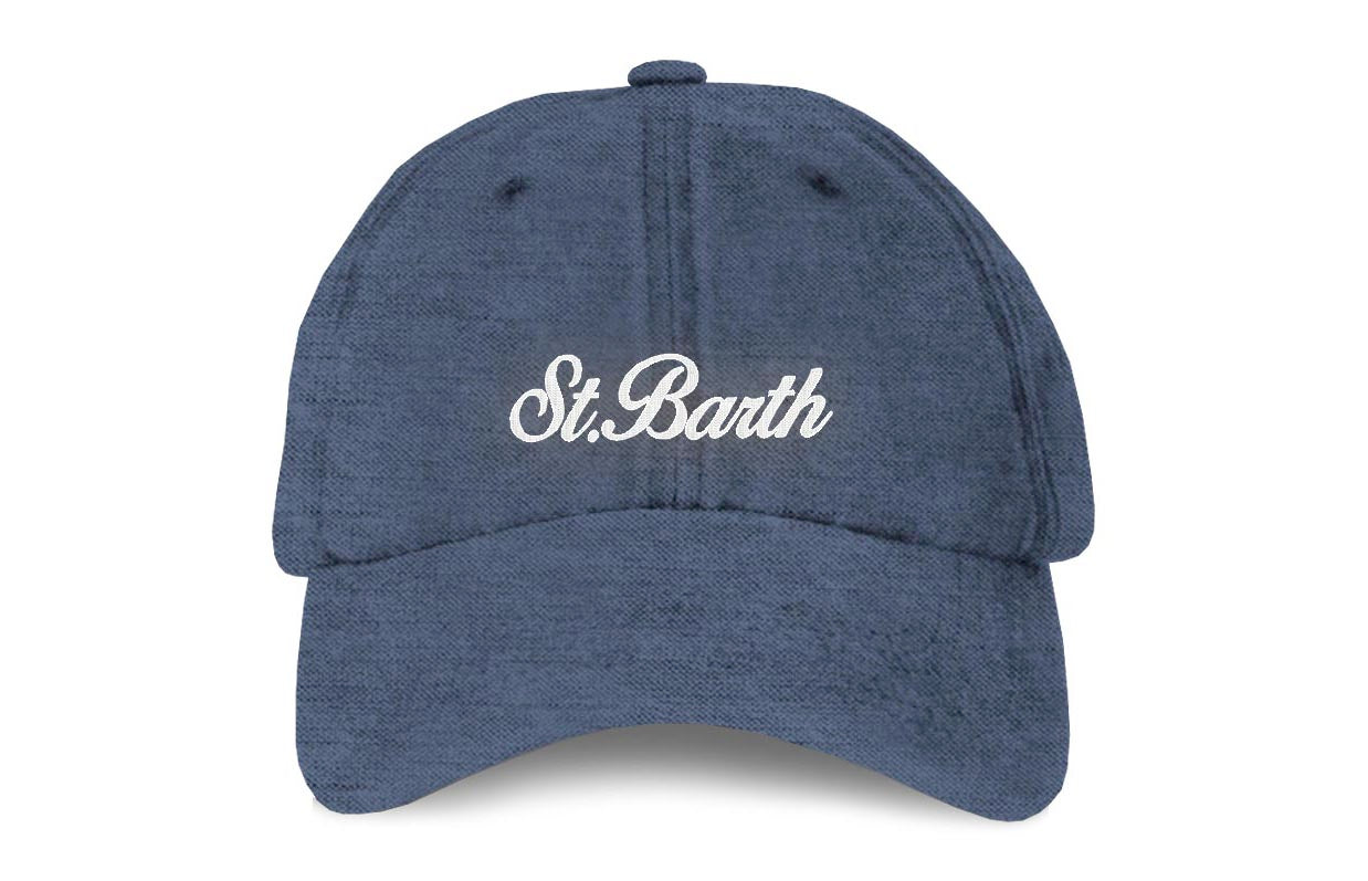 MC2 SAINT BARTH Cappello Uomo Baseball N Linen-Navy