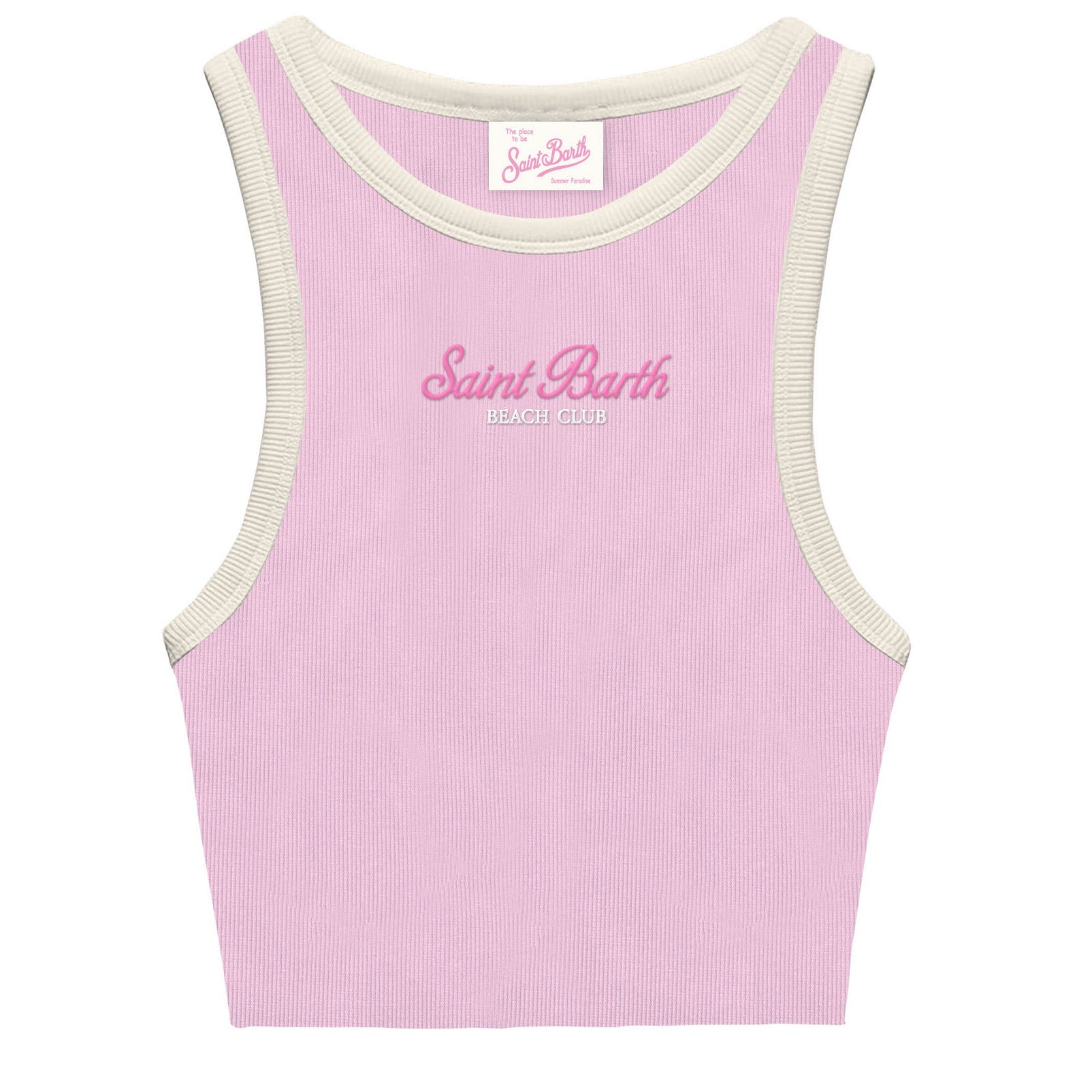 MC2 SAINT BARTH Top Bambina Blue Jr-Rosa