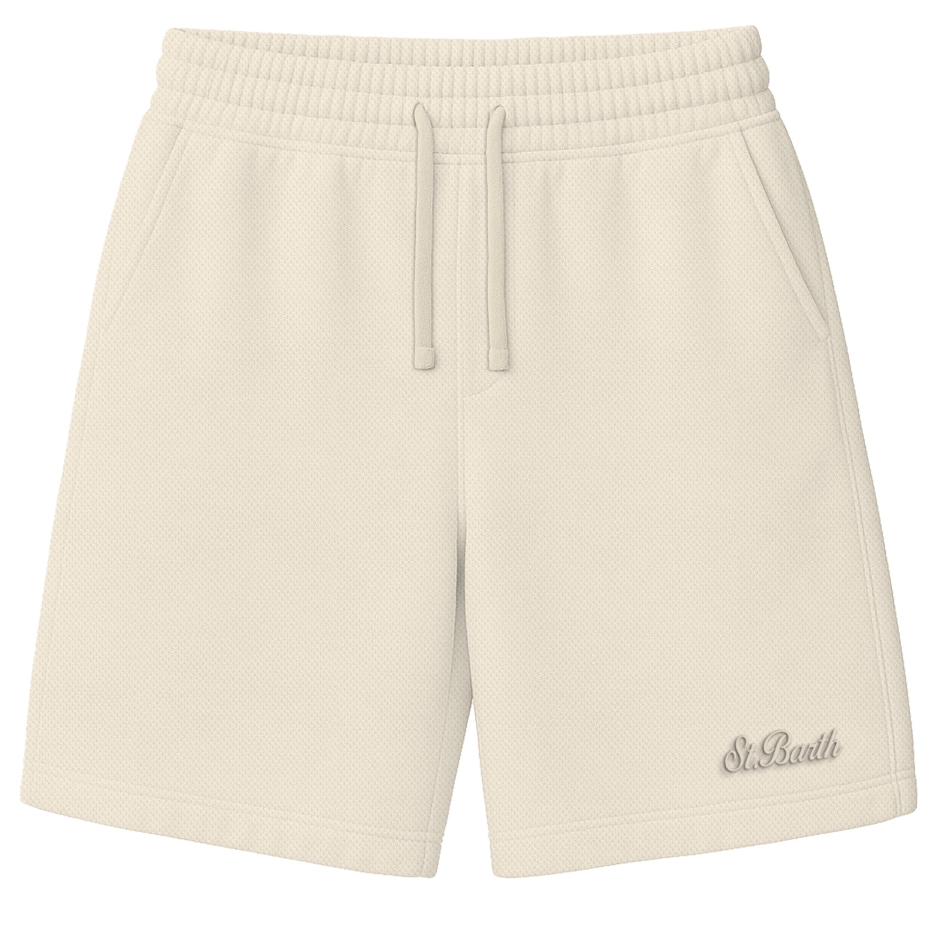 MC2 SAINT BARTH Shorts Uomo Brayden-Cream