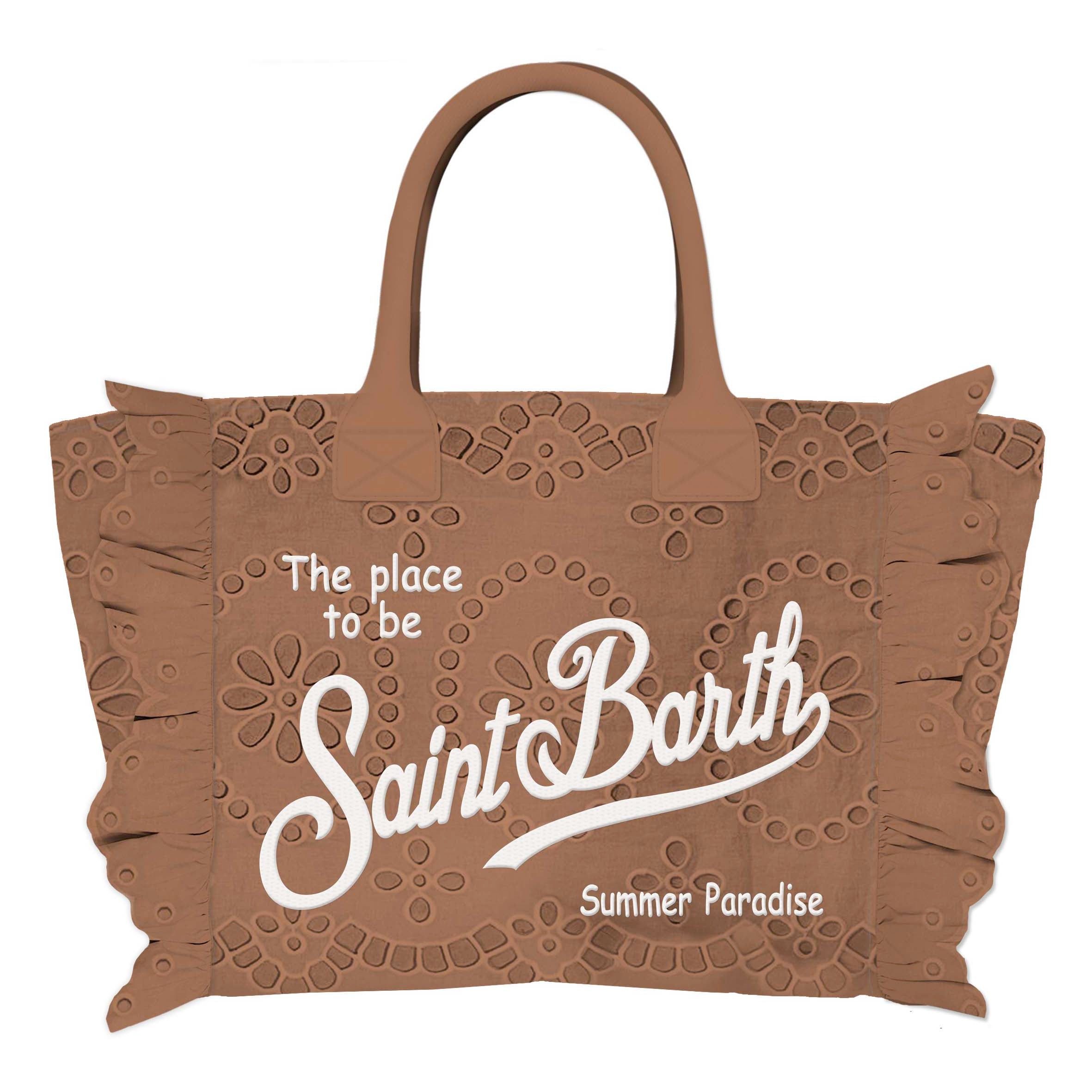 MC2 SAINT BARTH Borsa COLETTE VOLANT N-Marrone