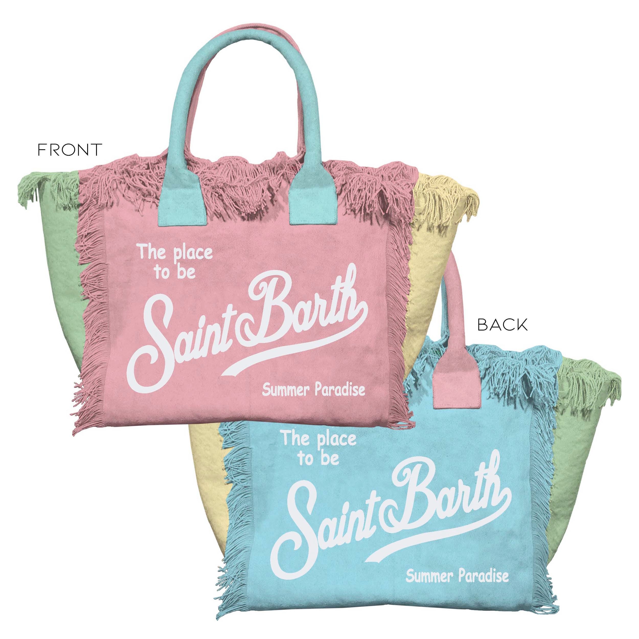 MC2 SAINT BARTH Borsa COLETTE-Color Block Multicolor