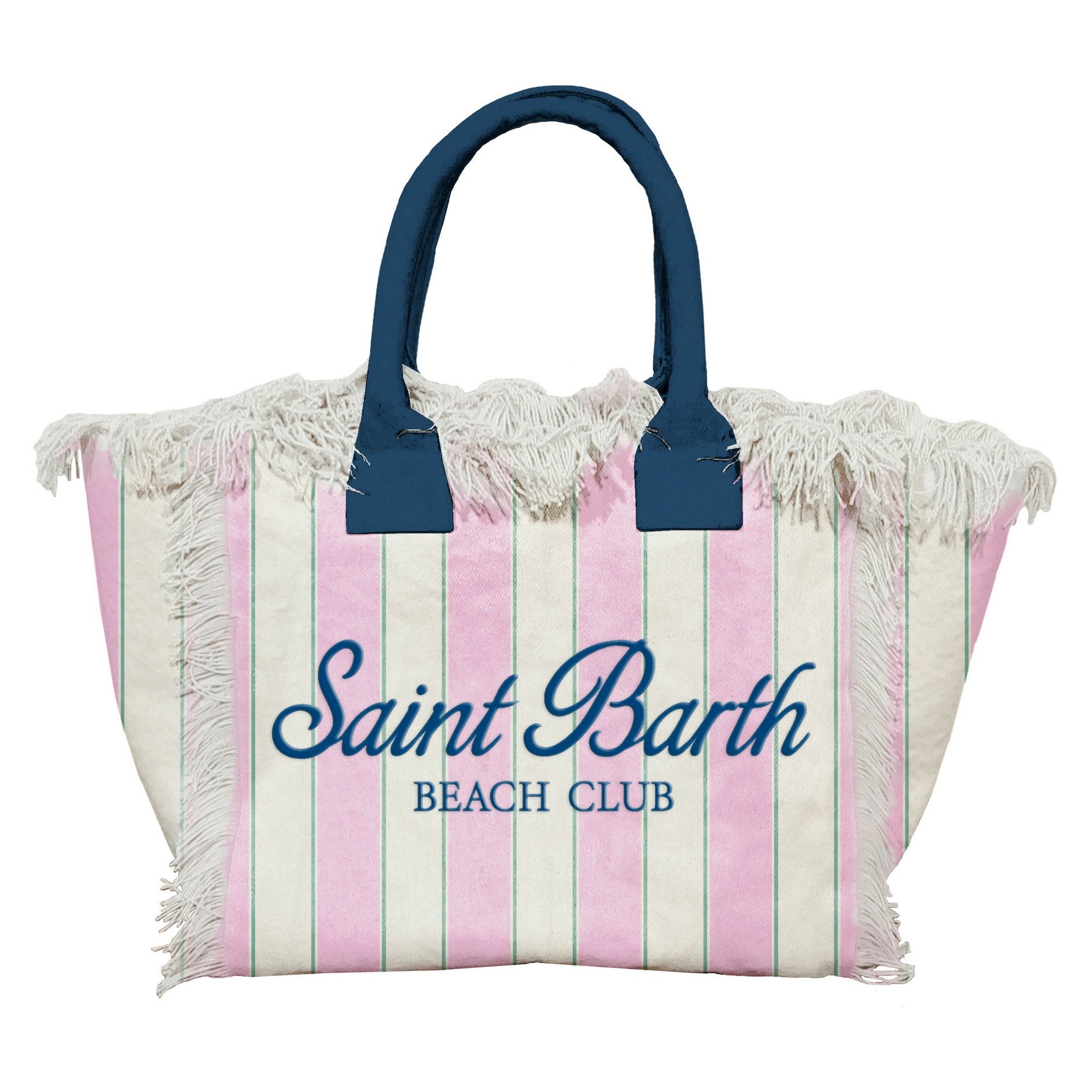 MC2 SAINT BARTH Borsa COLETTE-Beach Stripes Rosa