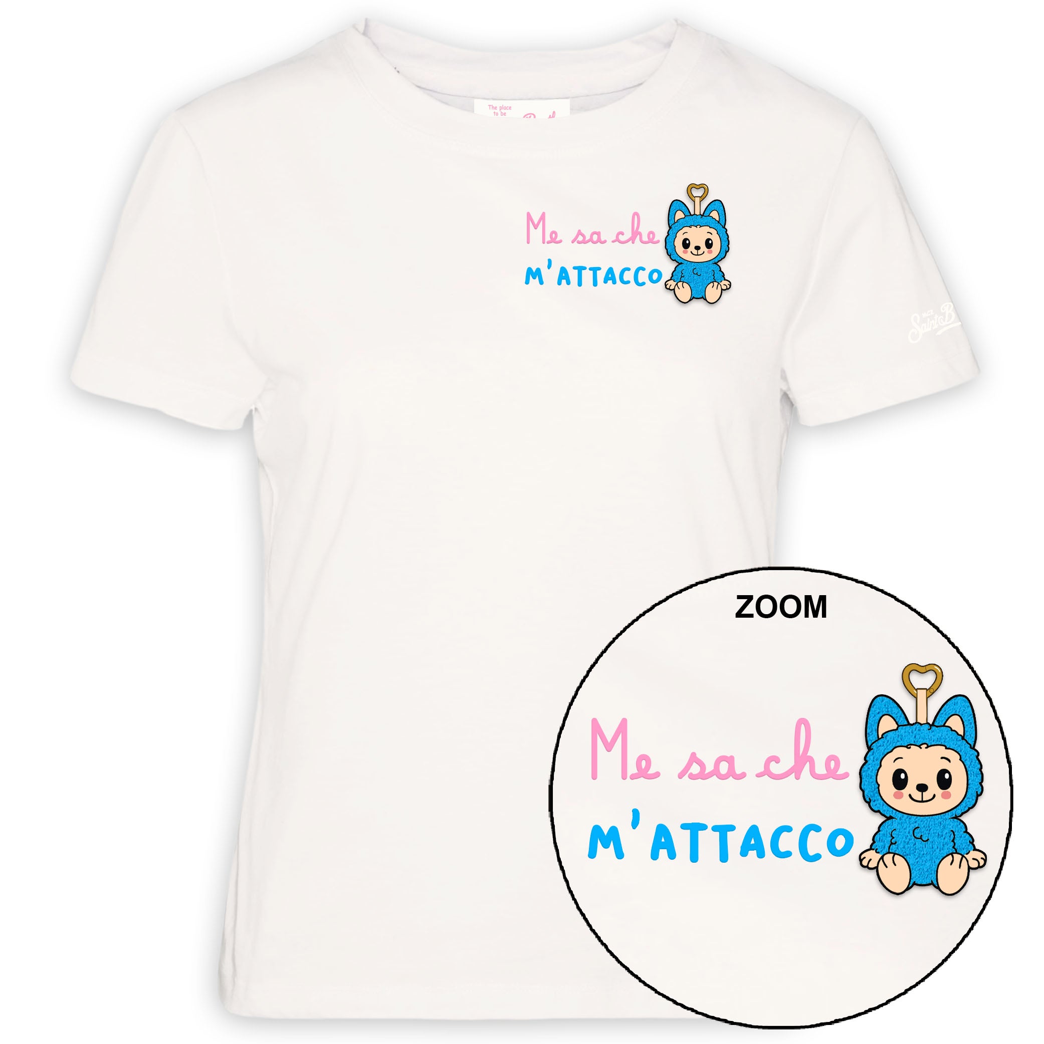 MC2 SAINT BARTH T-Shirt Donna Emilie-Bianco