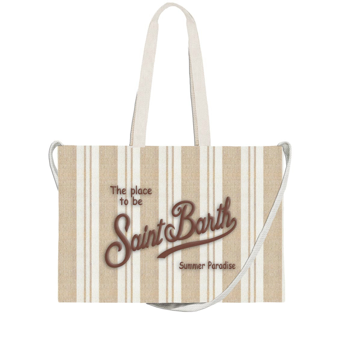 MC2 SAINT BARTH Borsa ESSENTIAL BAG N COTTON-Beige