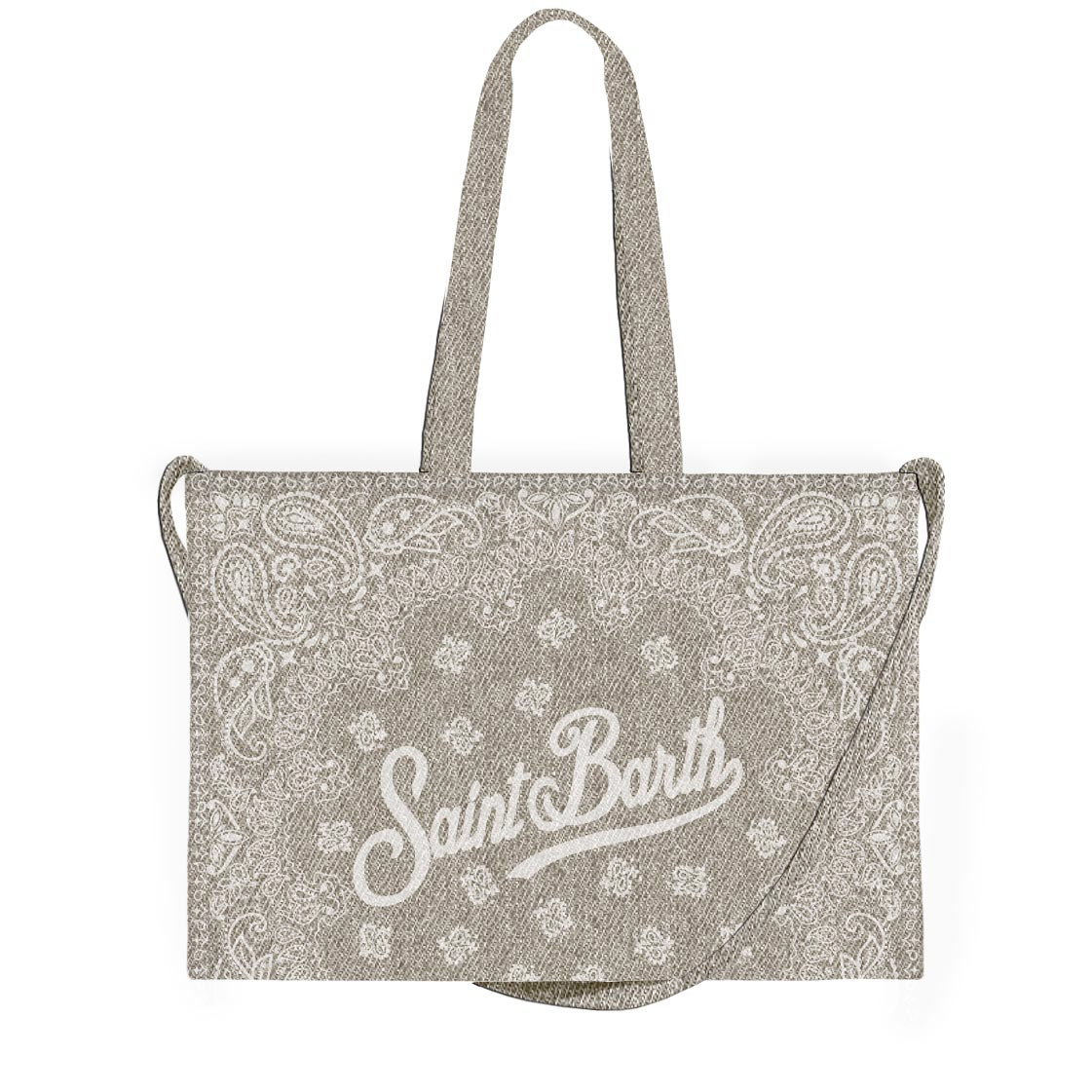 MC2 SAINT BARTH Borsa ESSENTIAL BAG N DENIM-Bandanna Round Beige