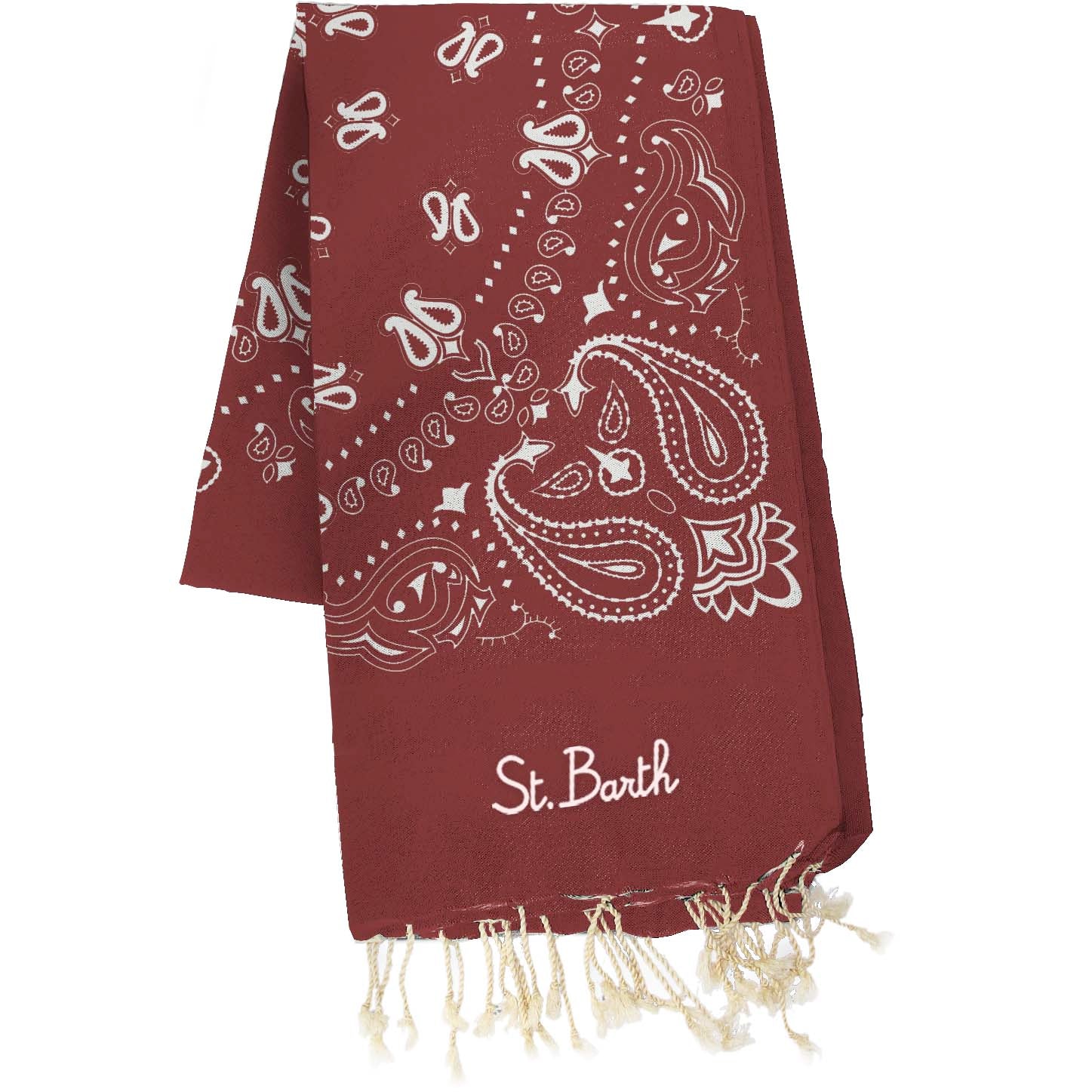 MC2 SAINT BARTH Telo Mare FOUTAS J N-Bandana Bordeaux
