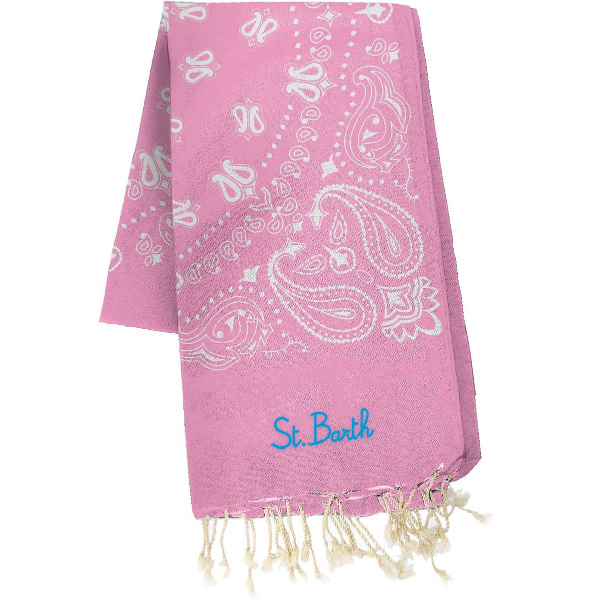 MC2 SAINT BARTH Telo Mare FOUTAS J N-Bandana Rosa