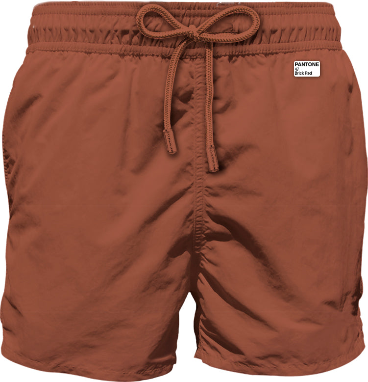 MC2 SAINT BARTH Costume Boxer Uomo LIGHTING PANTONE-Brick Red
