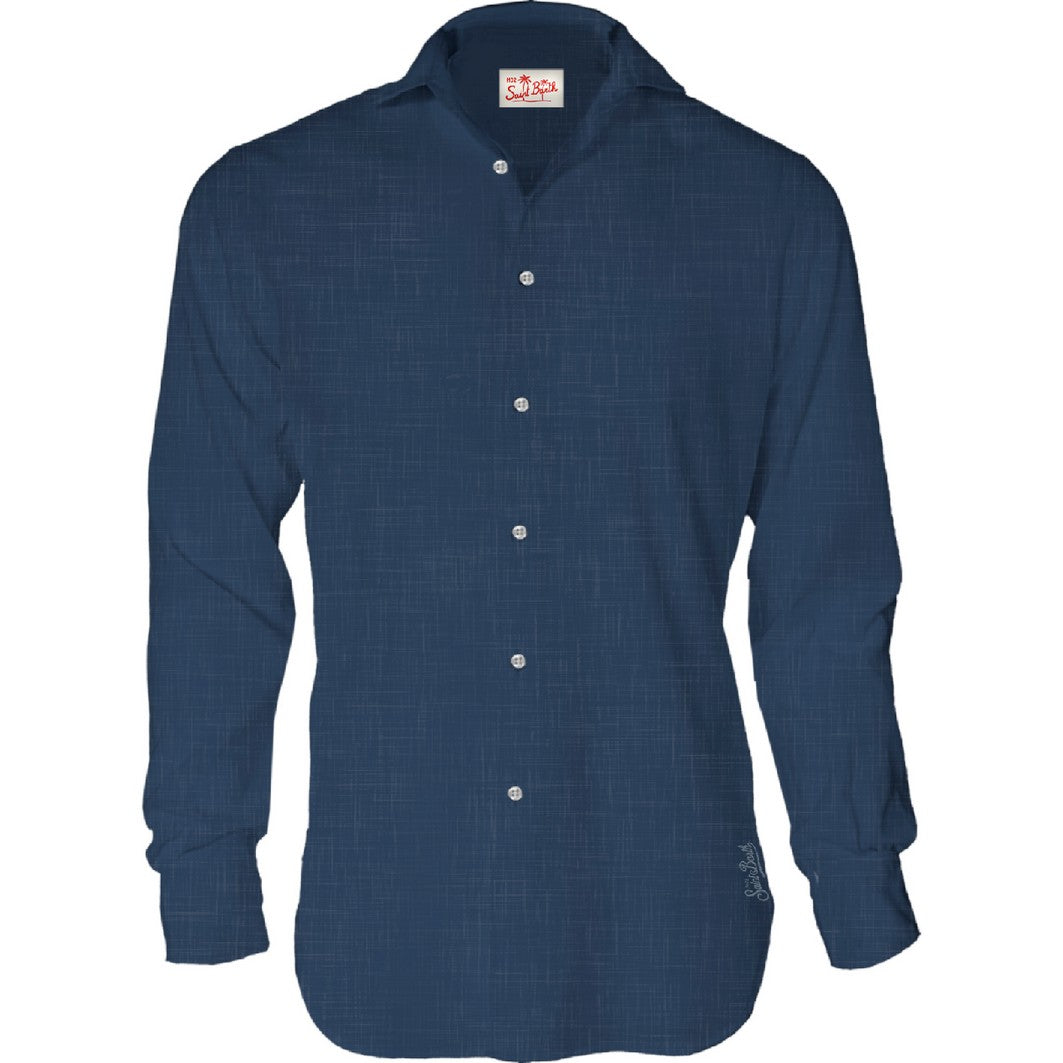 MC2 SAINT BARTH Camicia Uomo PAMPLONA-Navy