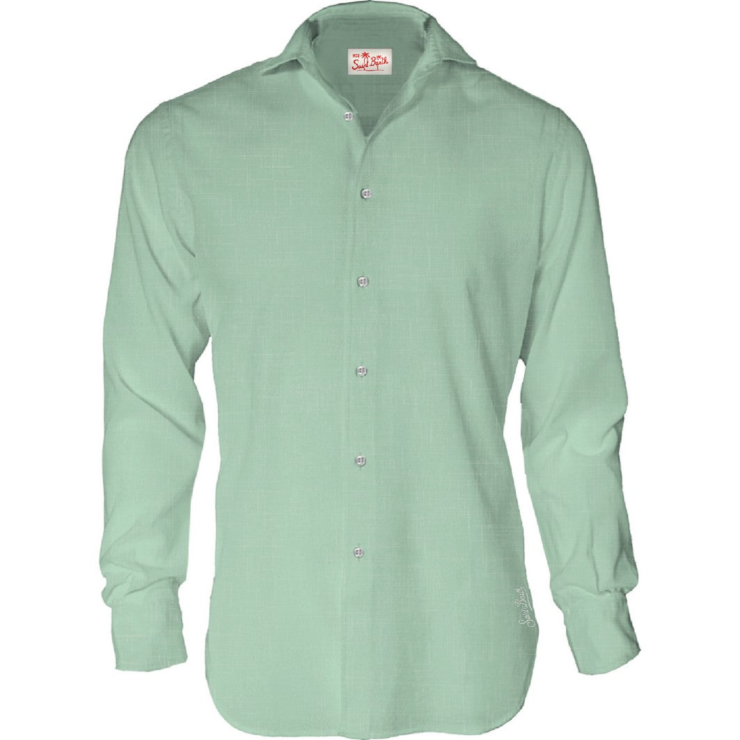 MC2 SAINT BARTH Camicia Uomo PAMPLONA-Verde Salvia