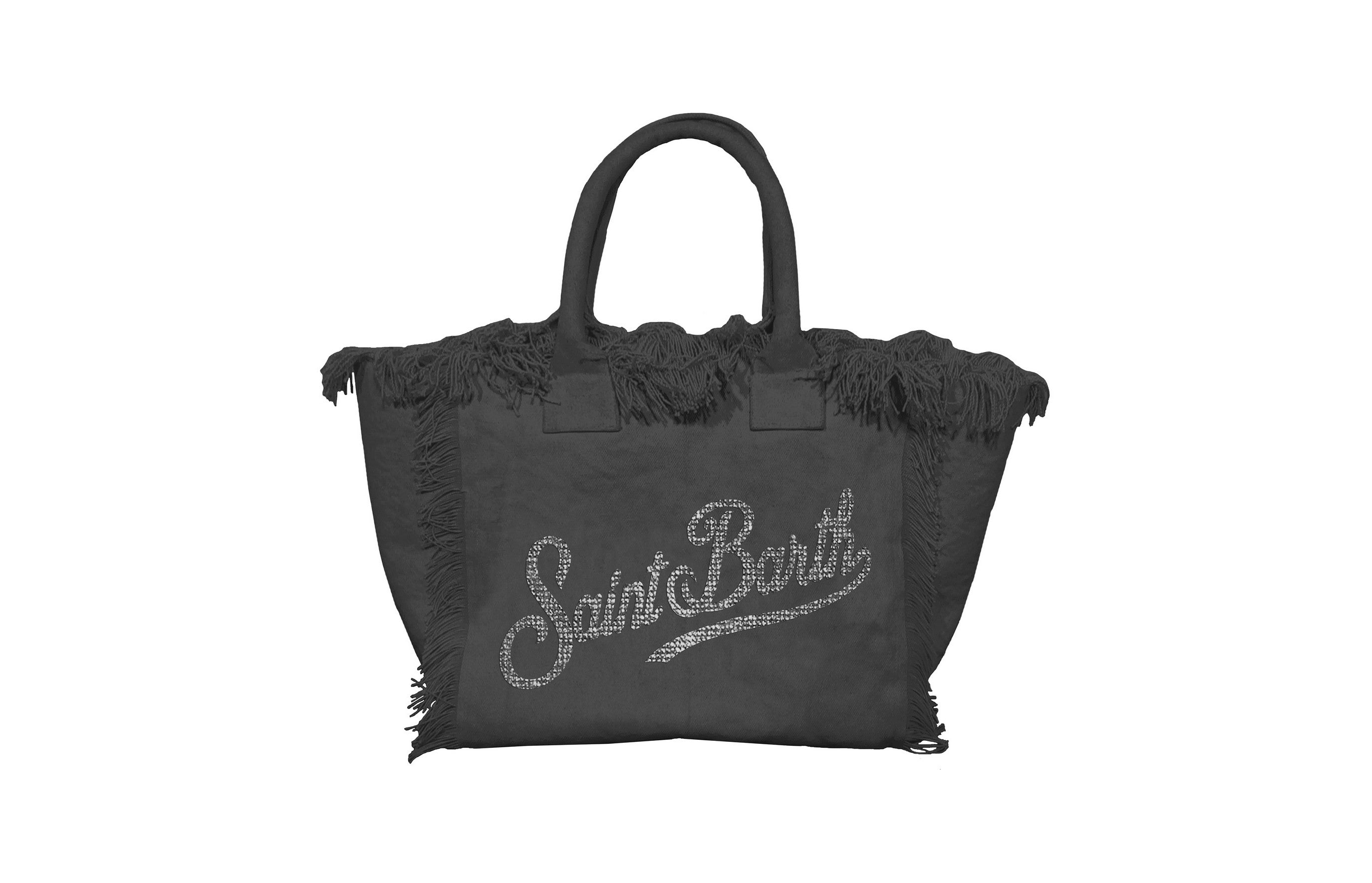 MC2 SAINT BARTH Borsa VANITY MINI-Strass Nero