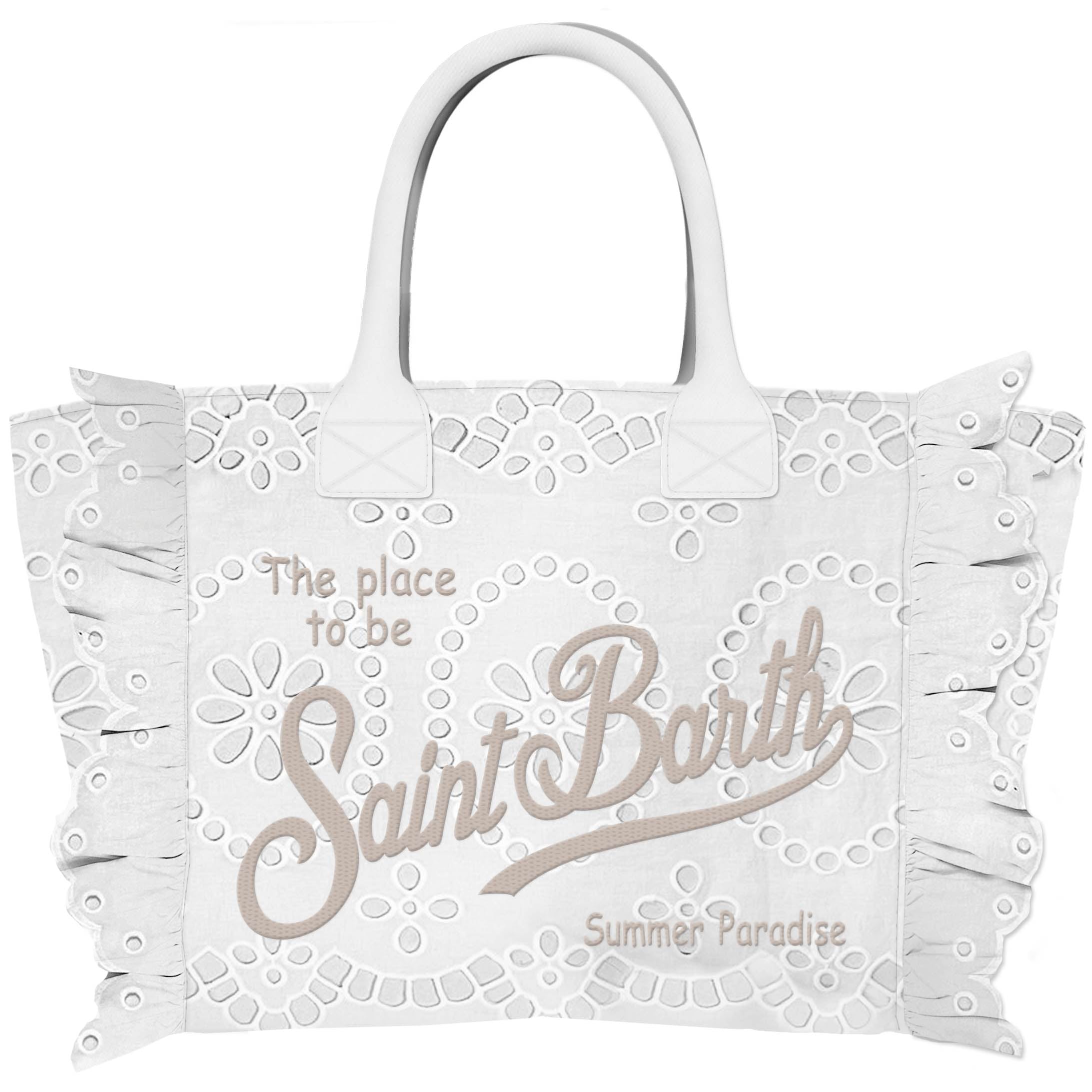 MC2 SAINT BARTH Borsa VANITY VOLANT N-Bianco