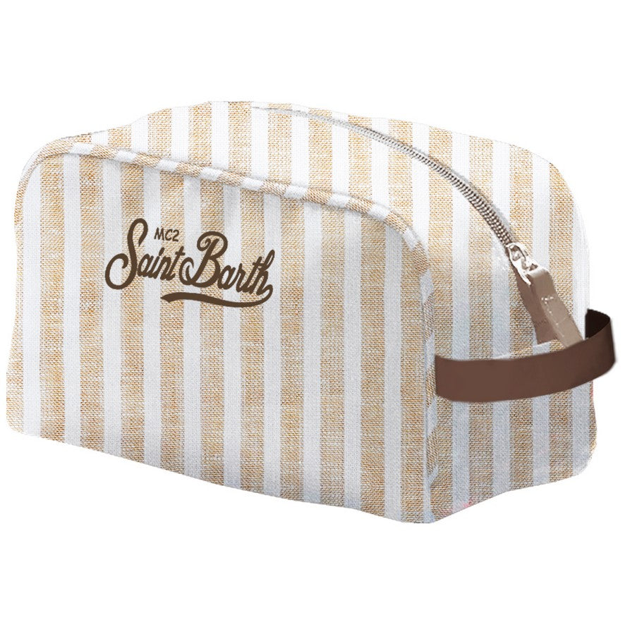 MC2 SAINT BARTH Beauty WESTWOOD LINEN-Stripes Beige