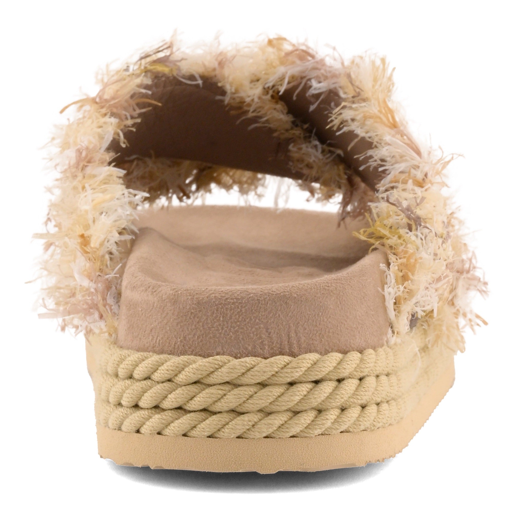 MOU Sandalo Donna CRISS CROSS ROPE Multicolor RAFFIA-Terra