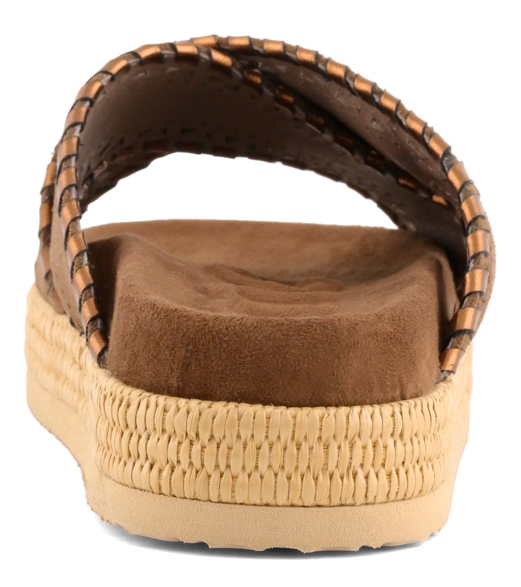 MOU Sandalo Donna CRISS CROSS Metal Stitching-Nut Brown