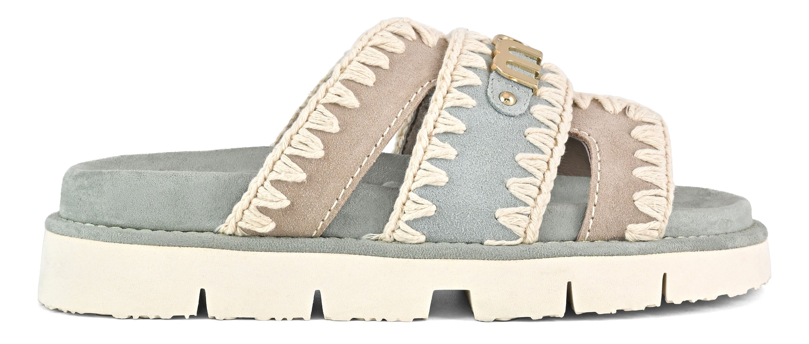 MOU Sandalo Donna BIO BICOLOR METAL LOG-Tea