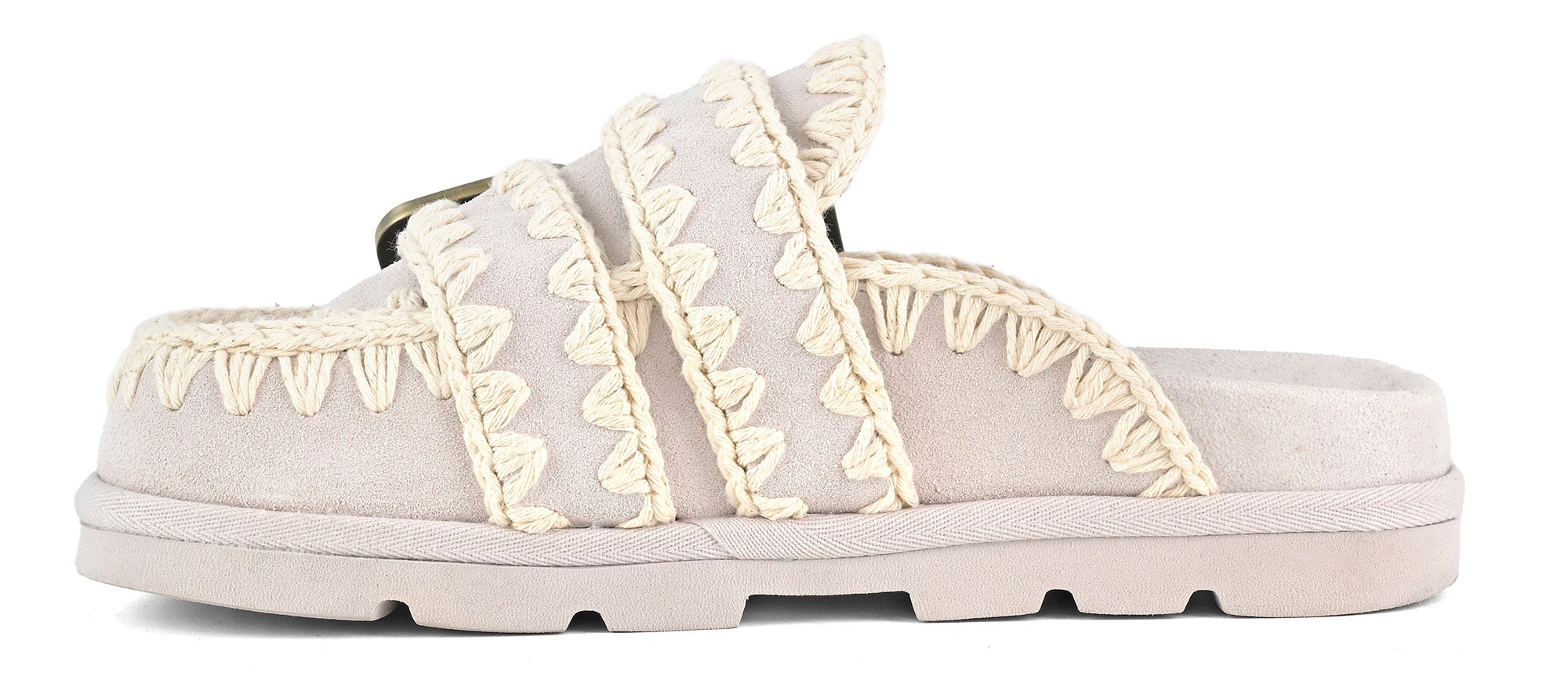 MOU Sabot Donna LOW BIO TWO BUCKLES-Chalk