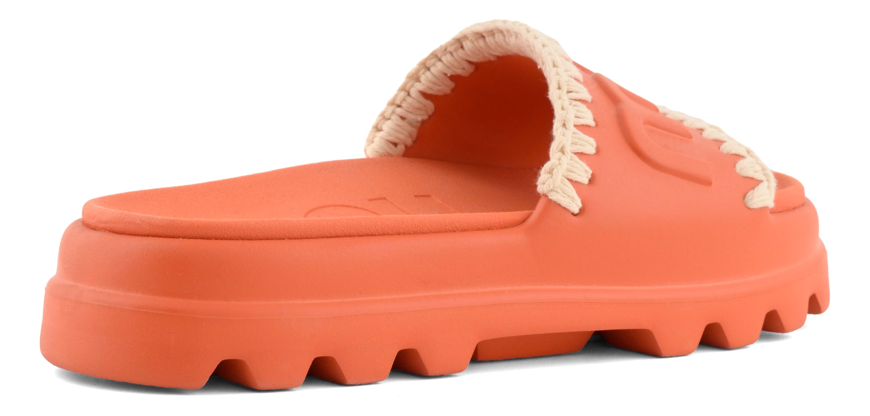 MOU Ciabatta Donna EVA ONE PIECE SLIDE-Deep Orange