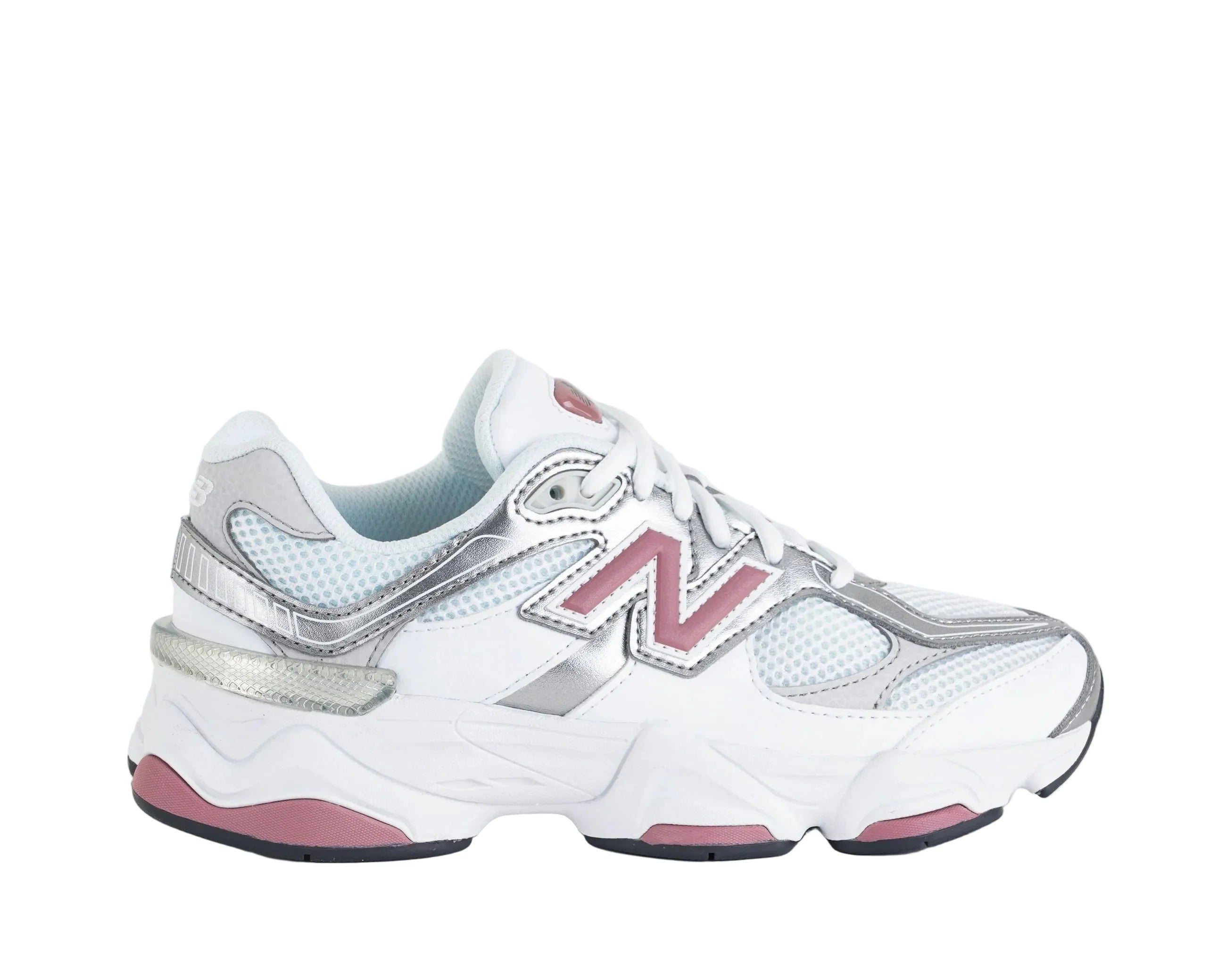 NEW BALANCE Sneaker Junior 9060-White Rosewood Silver