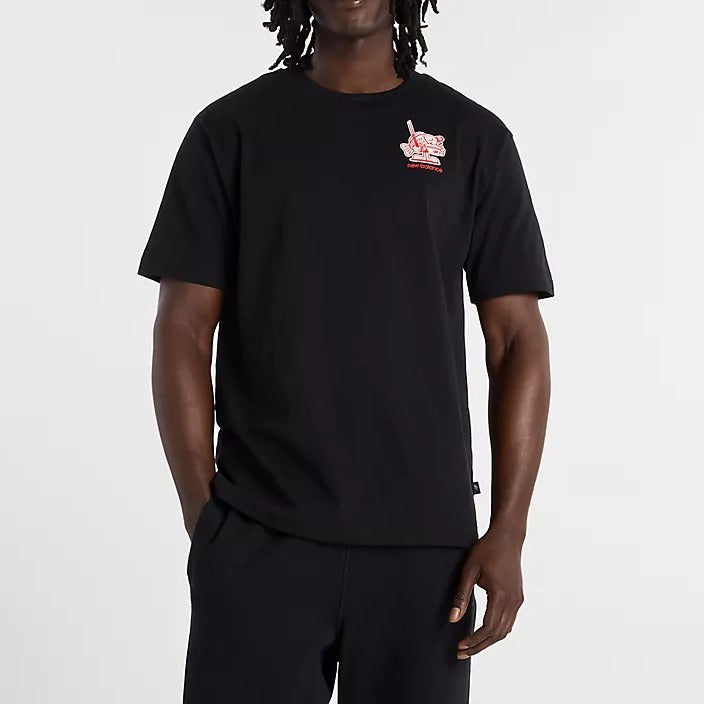 NEW BALANCE T-SHIRT Uomo RAMEN-Black