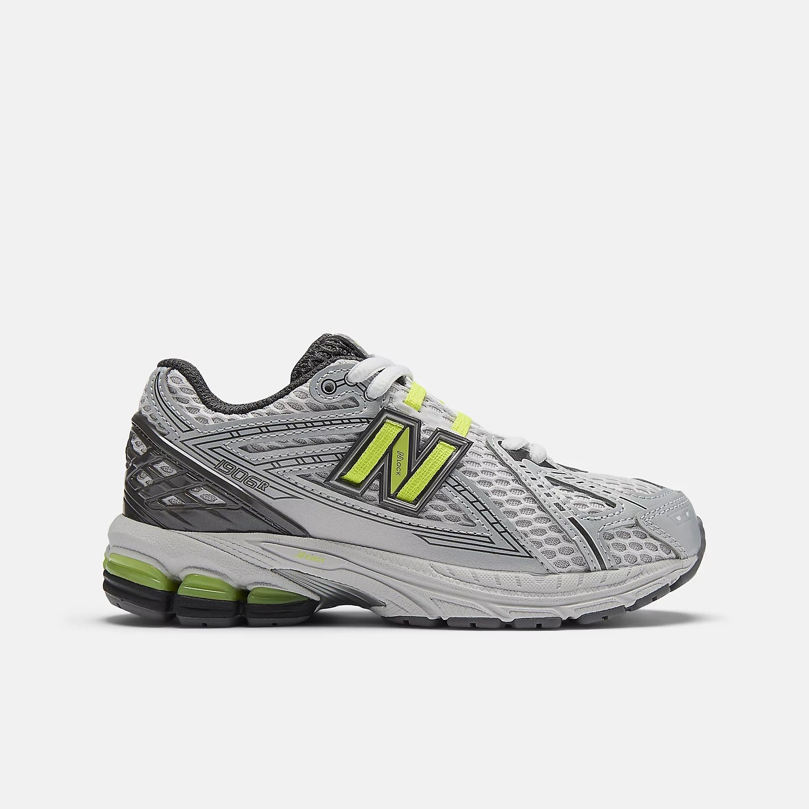 NEW BALANCE Sneaker Unisex Bambino 1906R-Black Metallic Alkaline Green