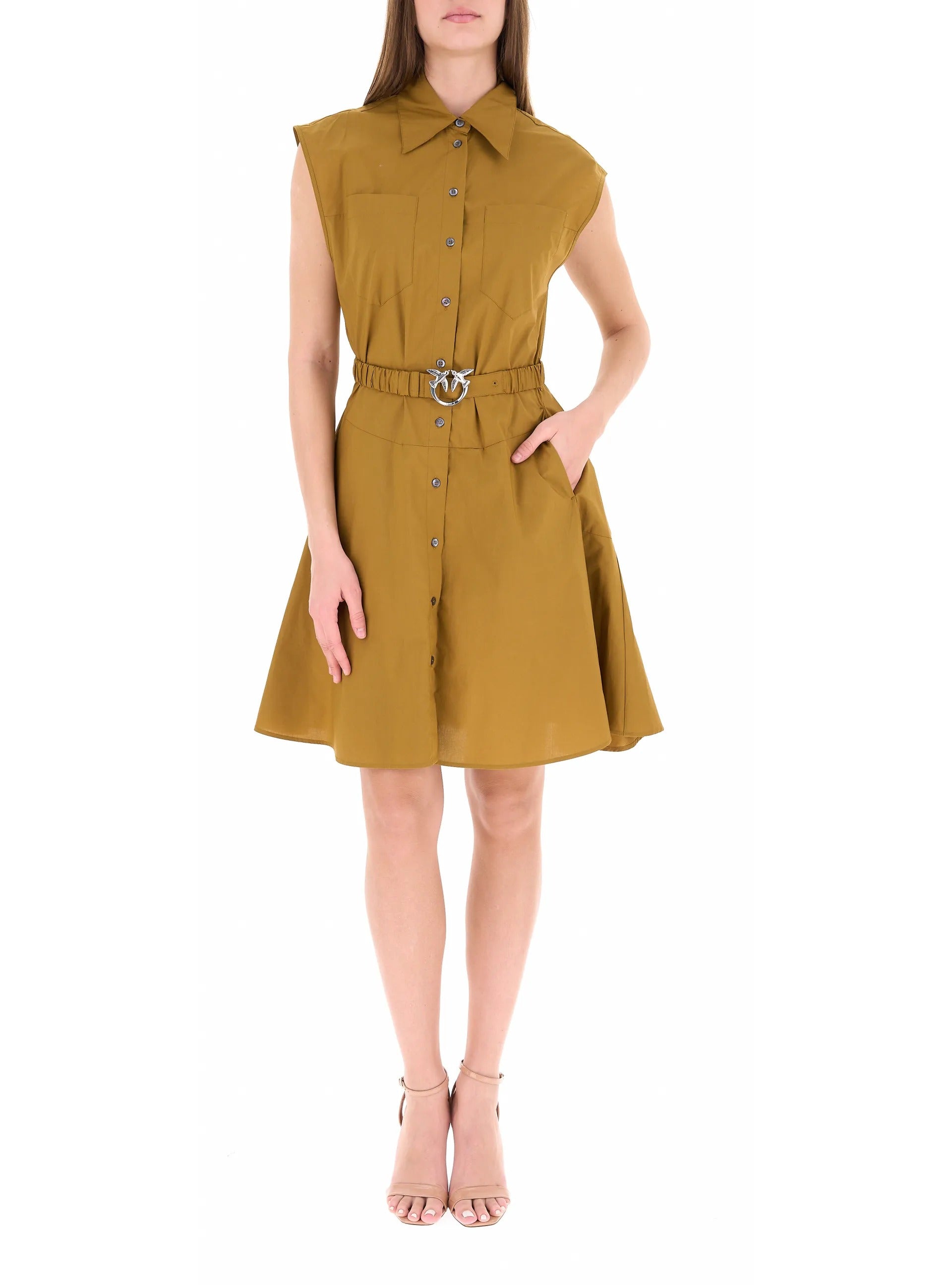 PINKO ABITO CHEMISIER ANACETA-Bronzo