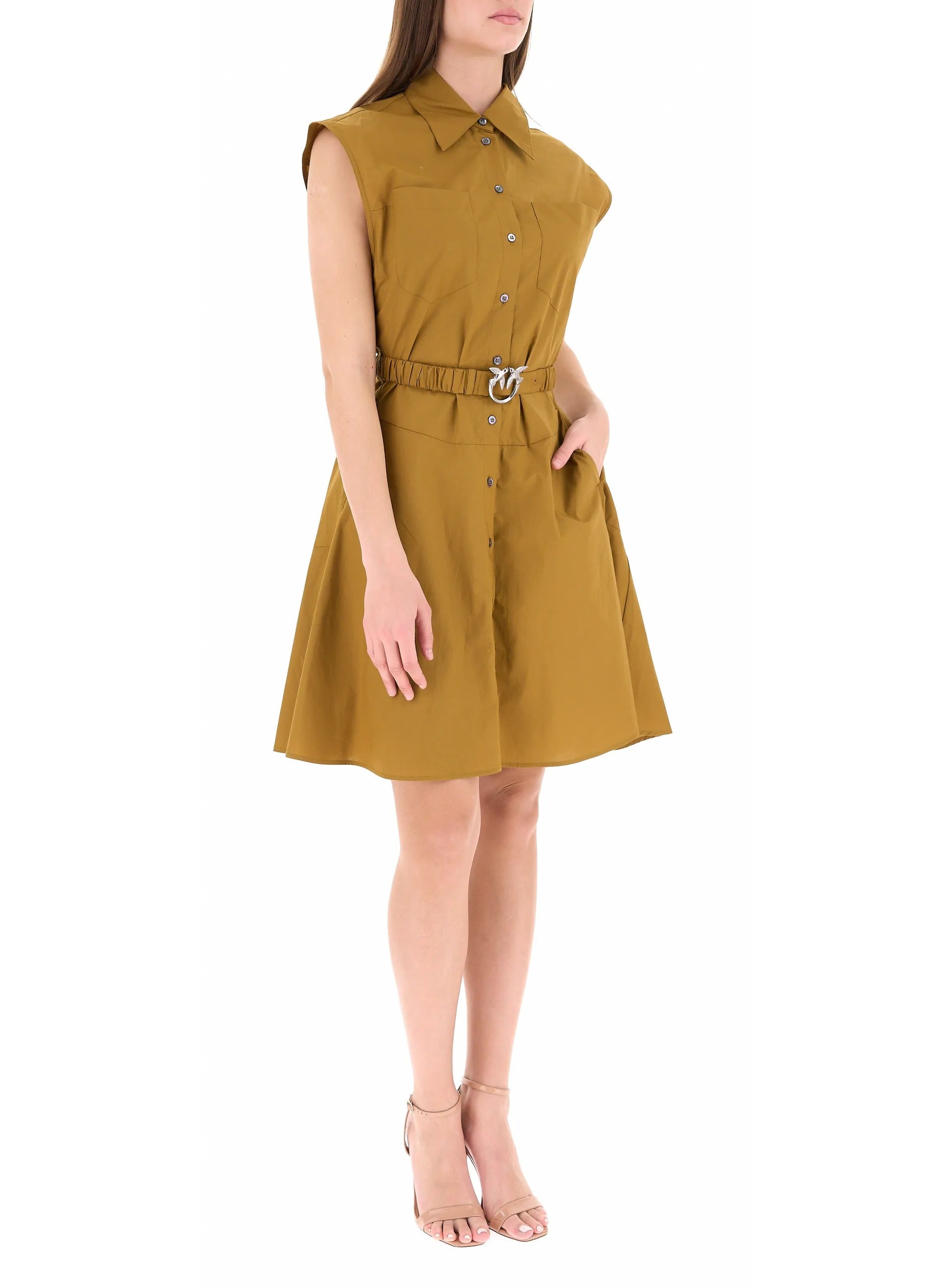 PINKO ABITO CHEMISIER ANACETA-Bronzo