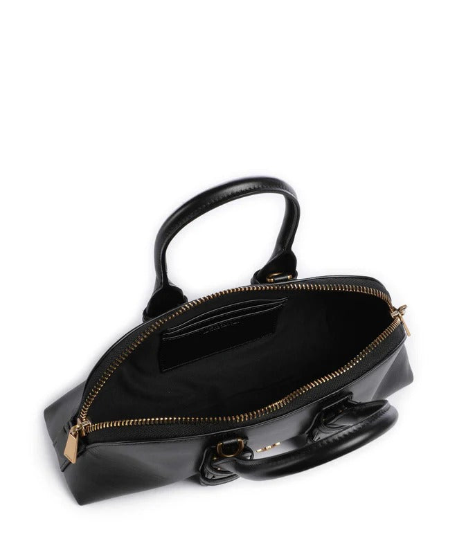 PINKO BORSA BOWLING ESCAPE HORIZONTAL-Nero/Antique Gold