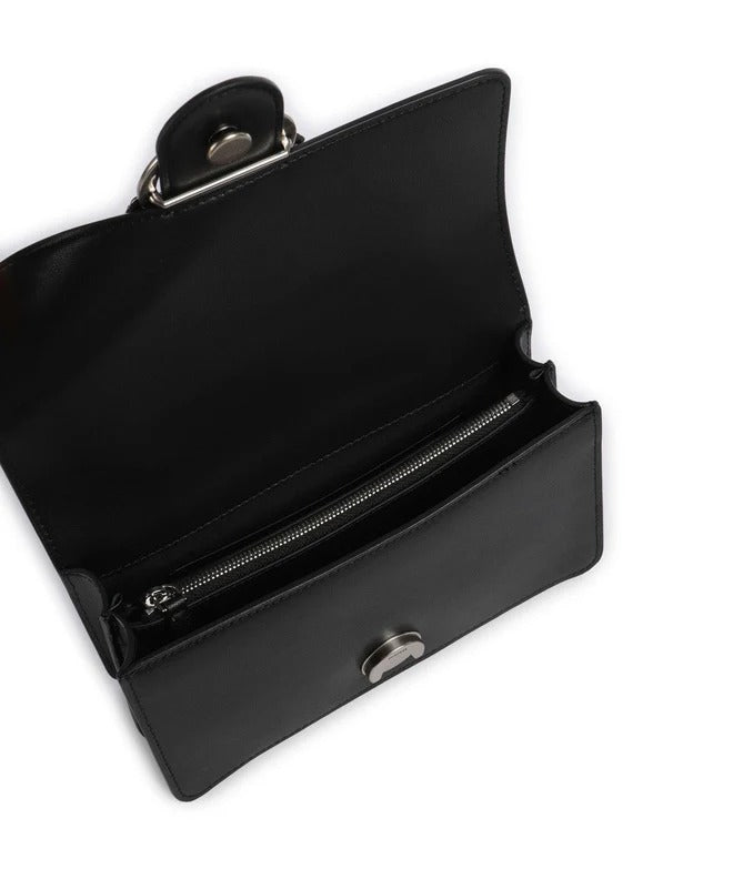PINKO BORSA LOVE ONE MINI-Nero/Old Silver