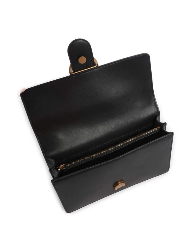 PINKO BORSA LOVE ONE CLASSIC-Nero/Antique Gold